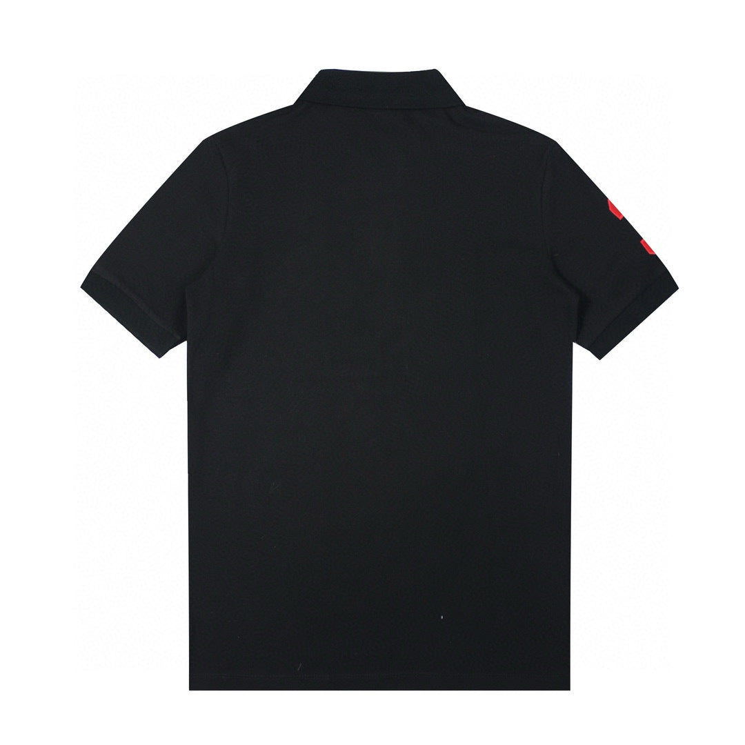 🖤 Polo Ralph Lauren – Black Custom Fit (Triple Players) Men’s shirt