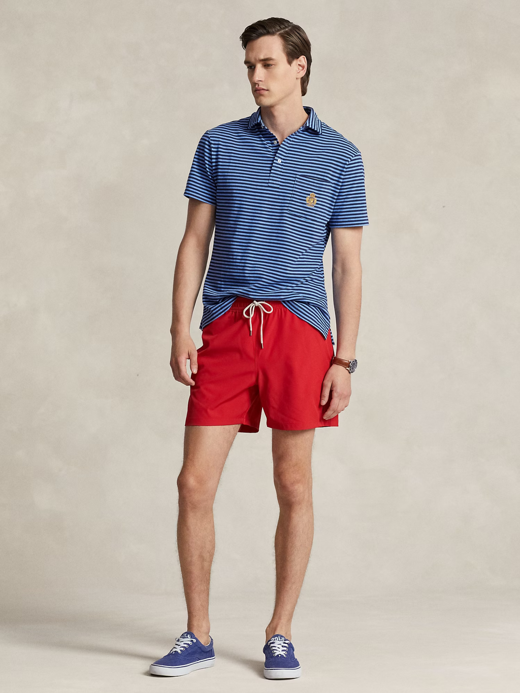 RALPH LAUREN Traveller Swimming Trunks Redmen's pants