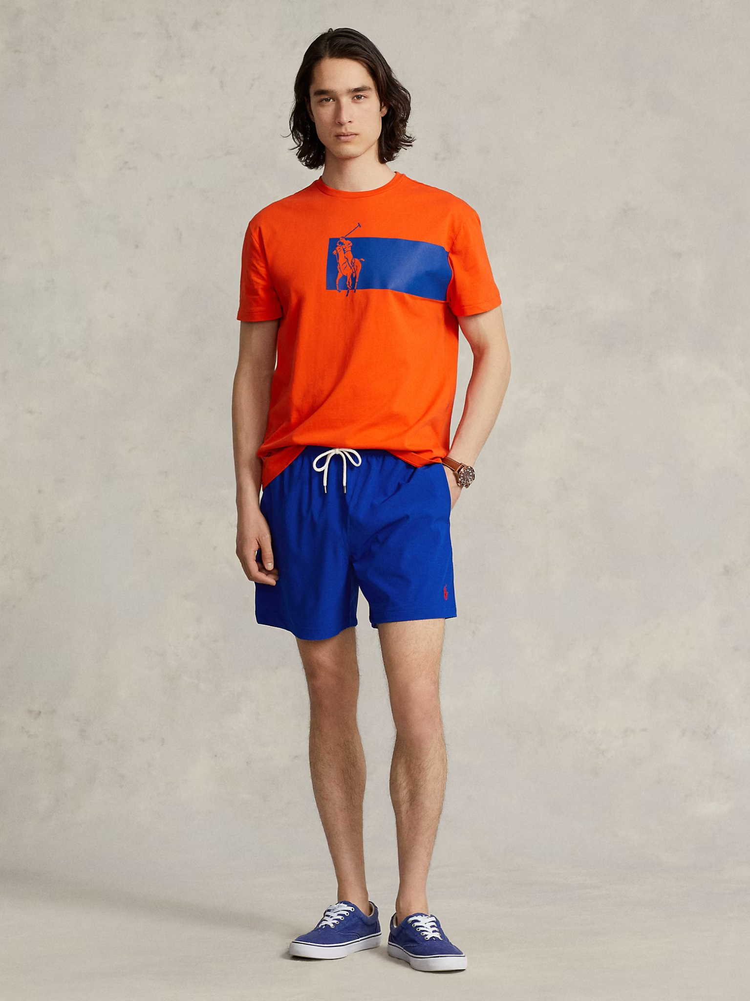 RALPH LAUREN Traveller Swimming Trunks Rugby Royalmen's pants