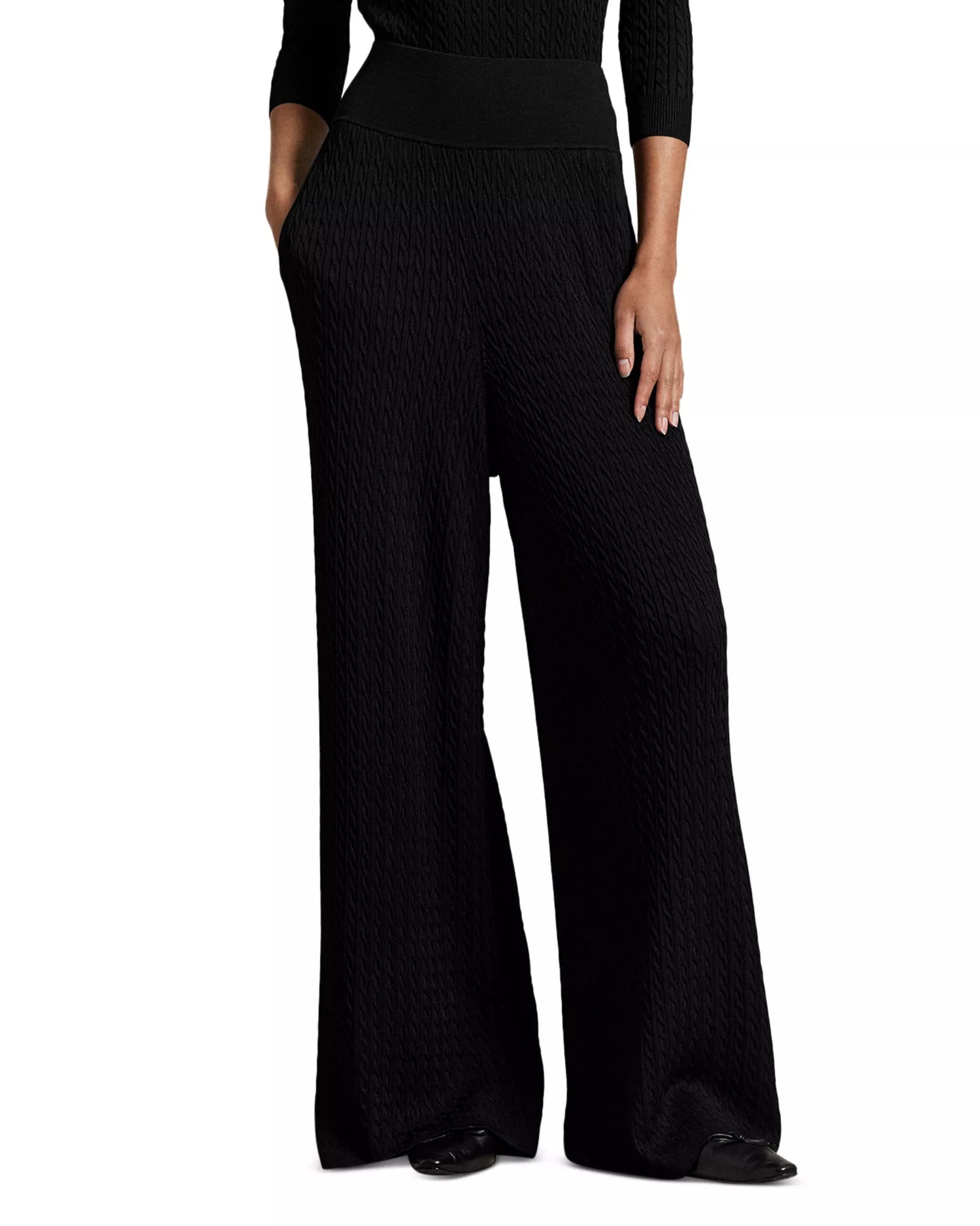 Polo Ralph Lauren - Viscose Nylon Wide Leg Pantmen's pants