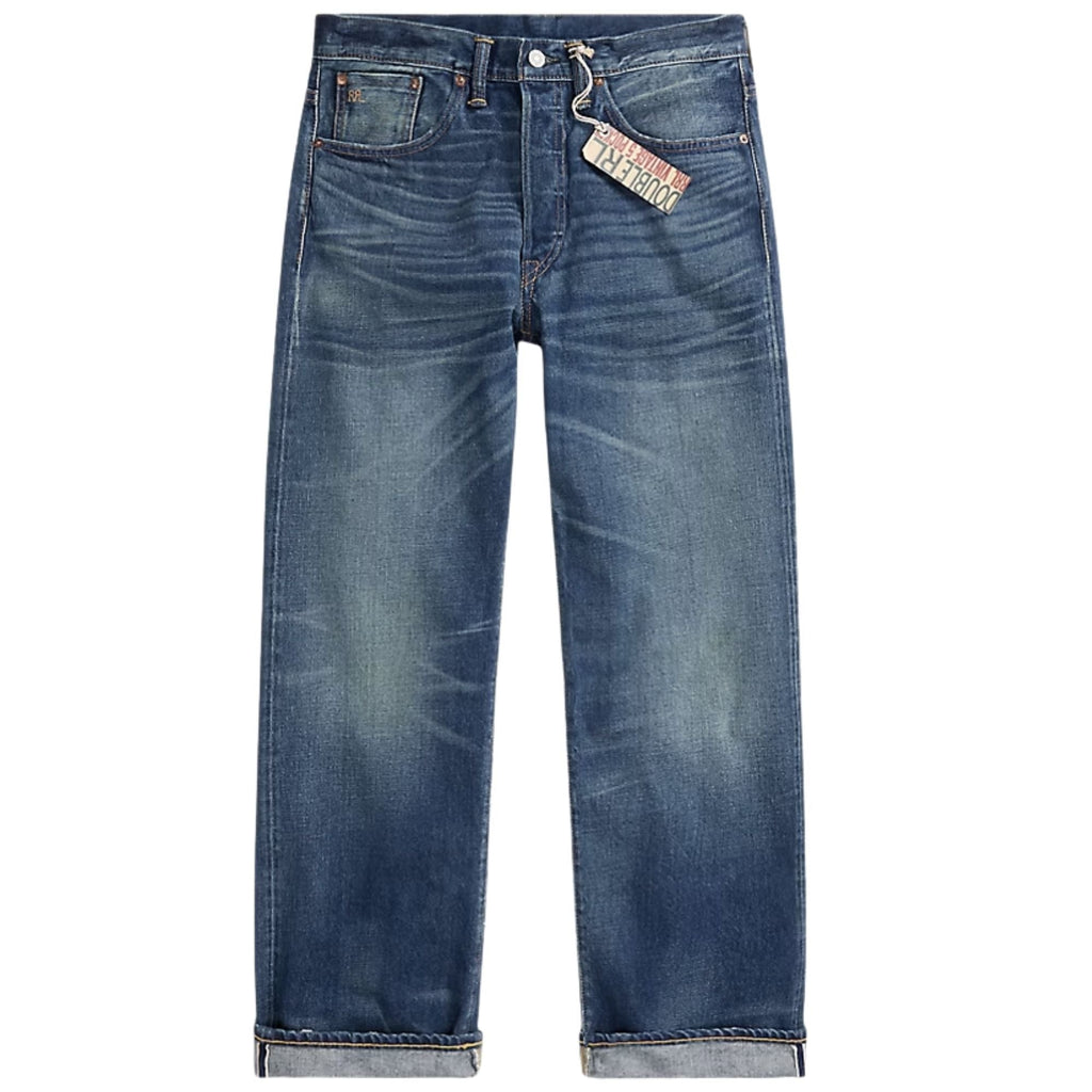 RRL by Ralph Lauren Vintage 5-Pocket Grandfalls Jean - Bluemen's pants
