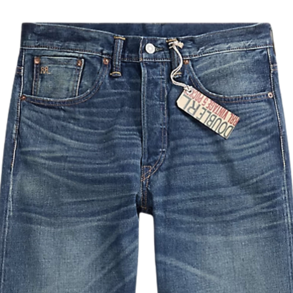 RRL by Ralph Lauren Vintage 5-Pocket Grandfalls Jean - Bluemen's pants