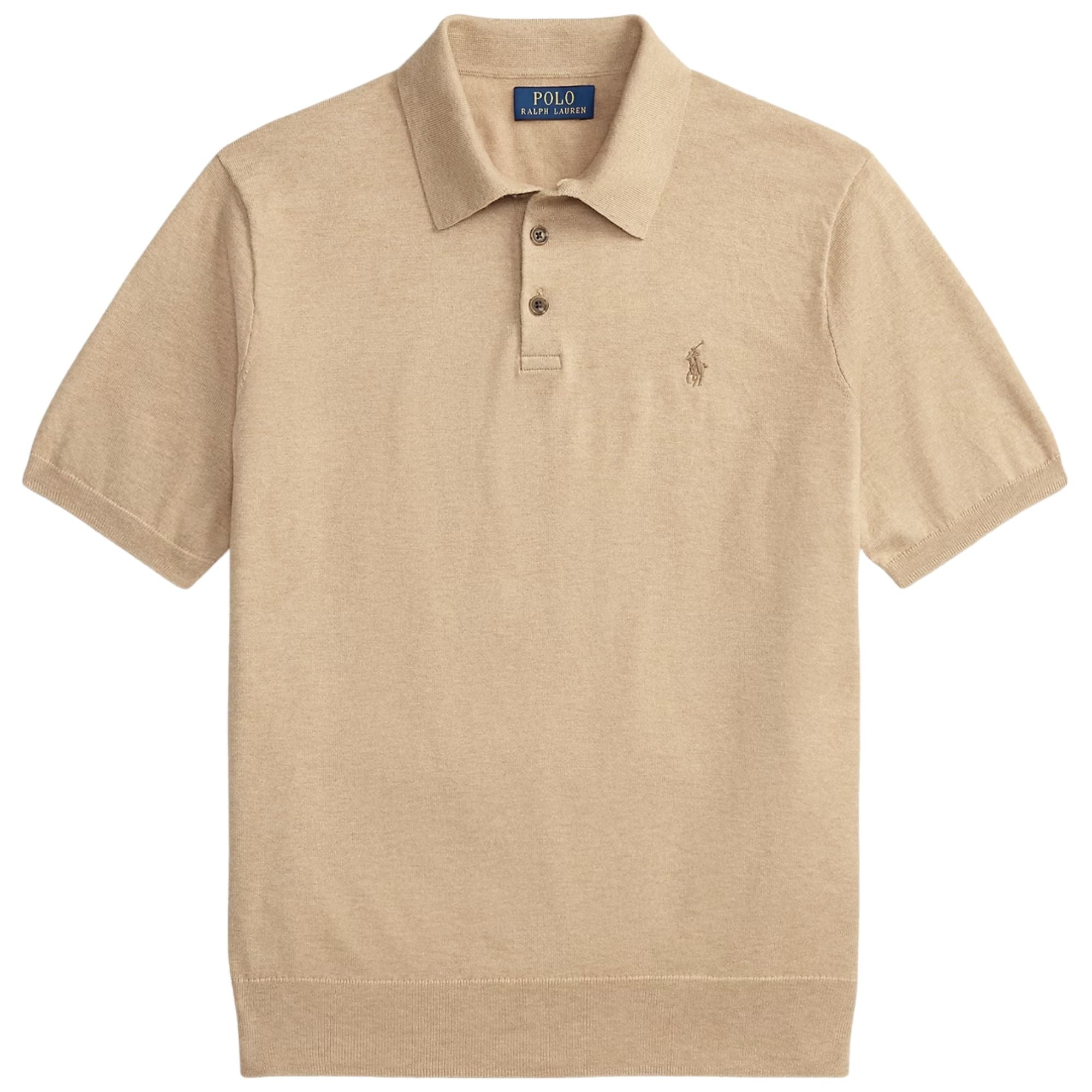 Polo Ralph Lauren Short Sleeve Knitted Polo - Brown Men’s shirt