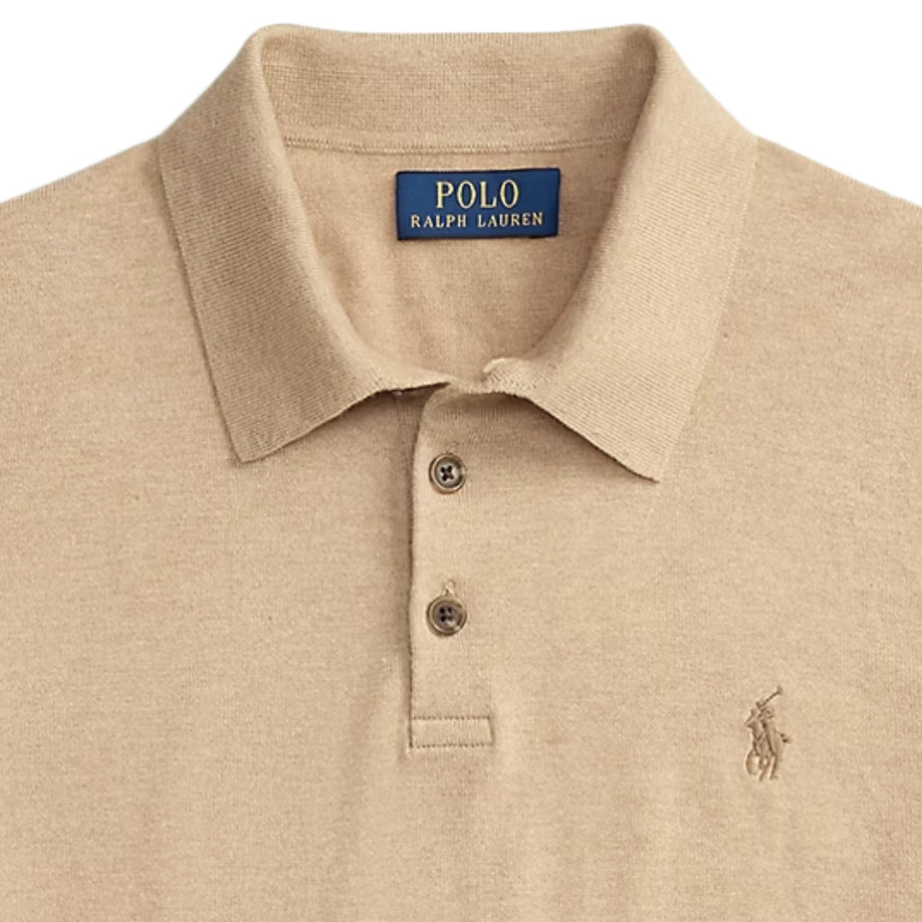 Polo Ralph Lauren Short Sleeve Knitted Polo - Brown Men’s shirt