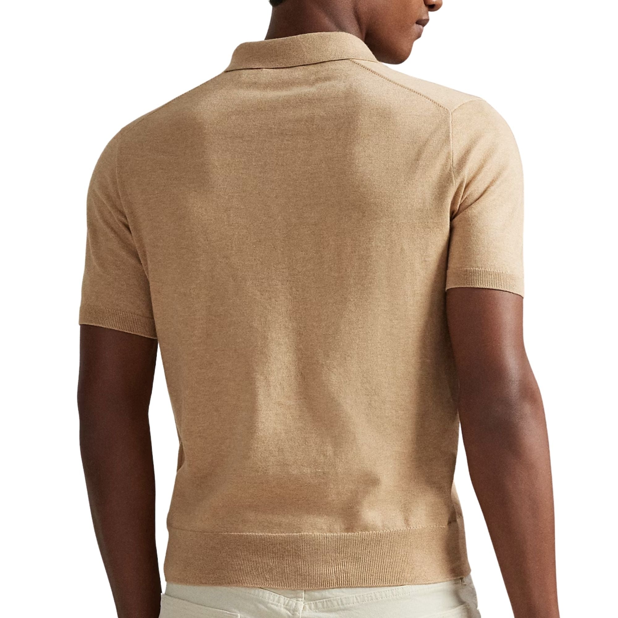 Polo Ralph Lauren Short Sleeve Knitted Polo - Brown Men’s shirt