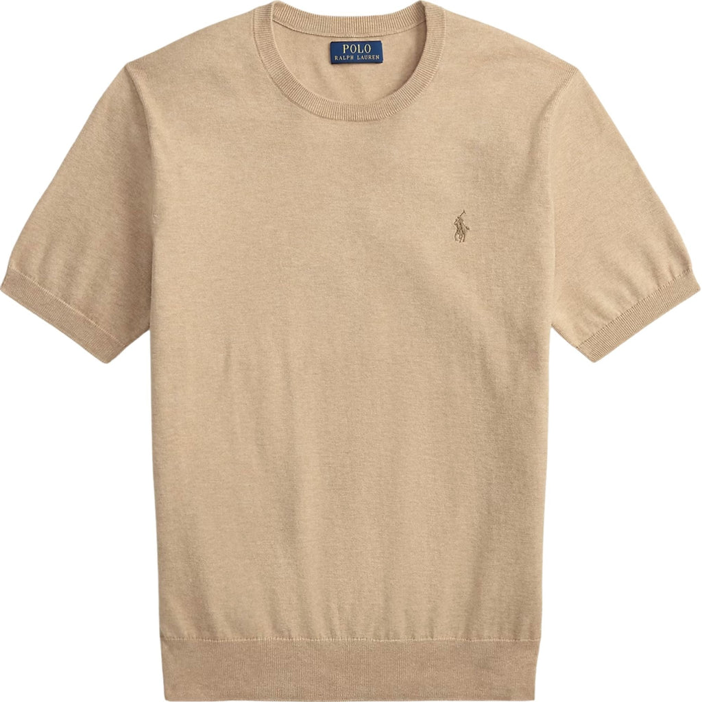 Polo Ralph Lauren Crewneck Short-Sleeve Knit - Brown Men’s shirt