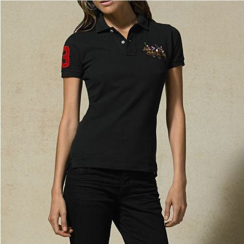🖤 Polo Ralph Lauren – Black Custom Fit (Triple Players) Men’s shirt