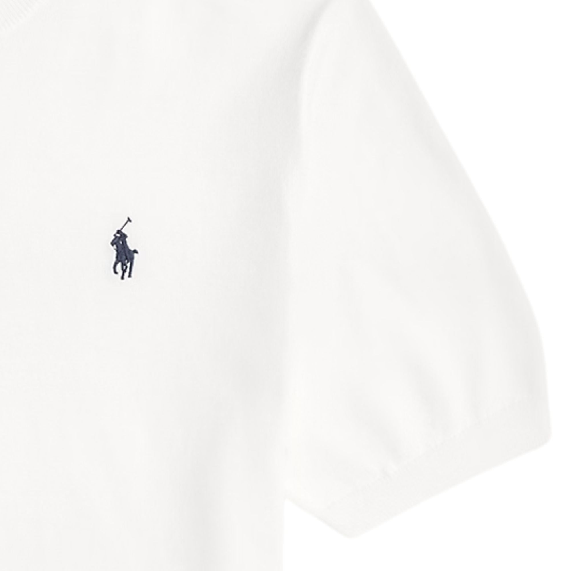 Polo Ralph Lauren Cotton Crewneck Short Sleeve Jumper - White Men’s shirt