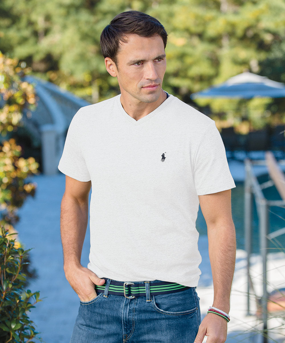 Polo Ralph Lauren Short Sleeve V-Neck Tee Shirt Men’s shirt