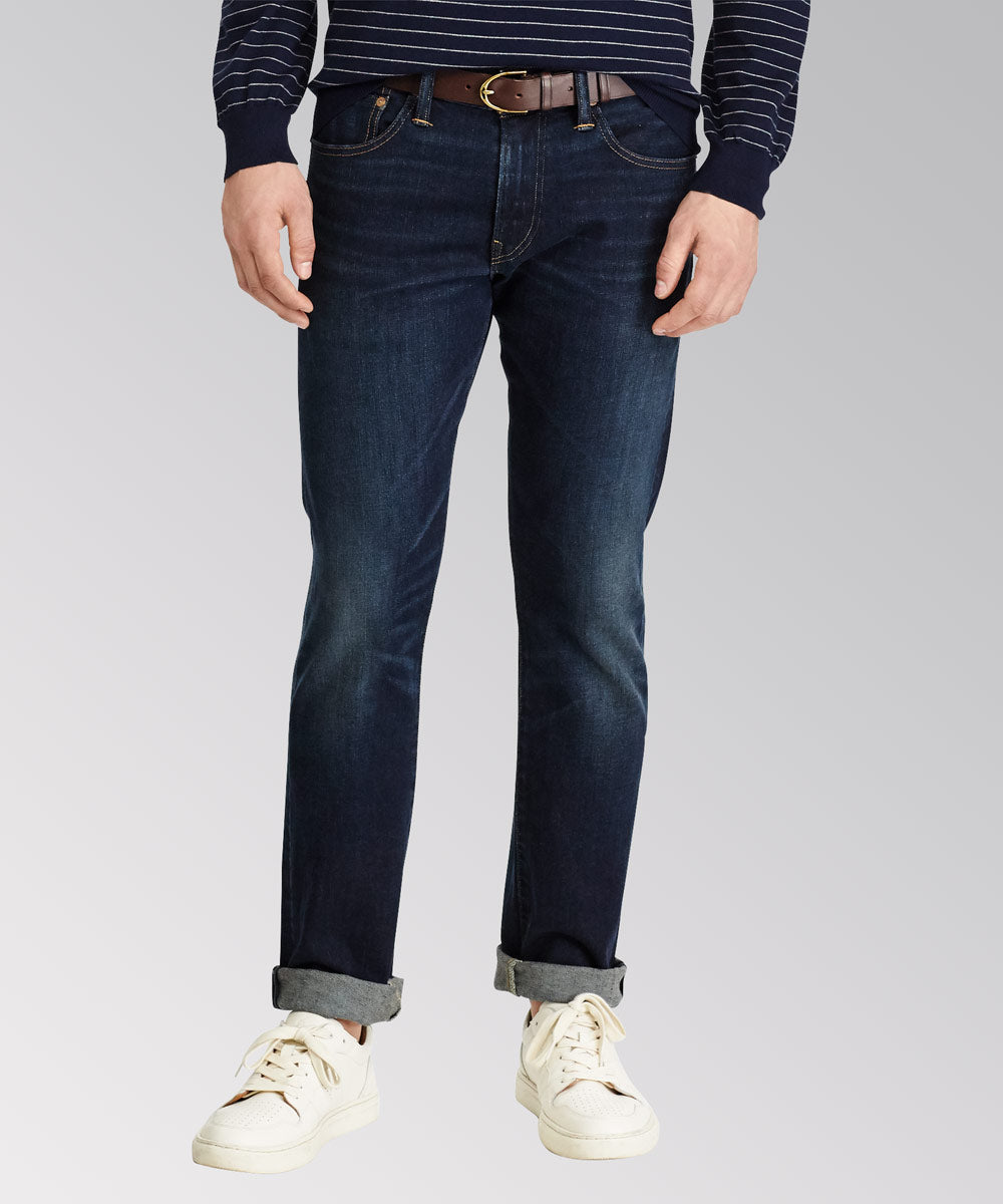 Polo Ralph Lauren Dark Wash Five-Pocket Jeansmen's pants