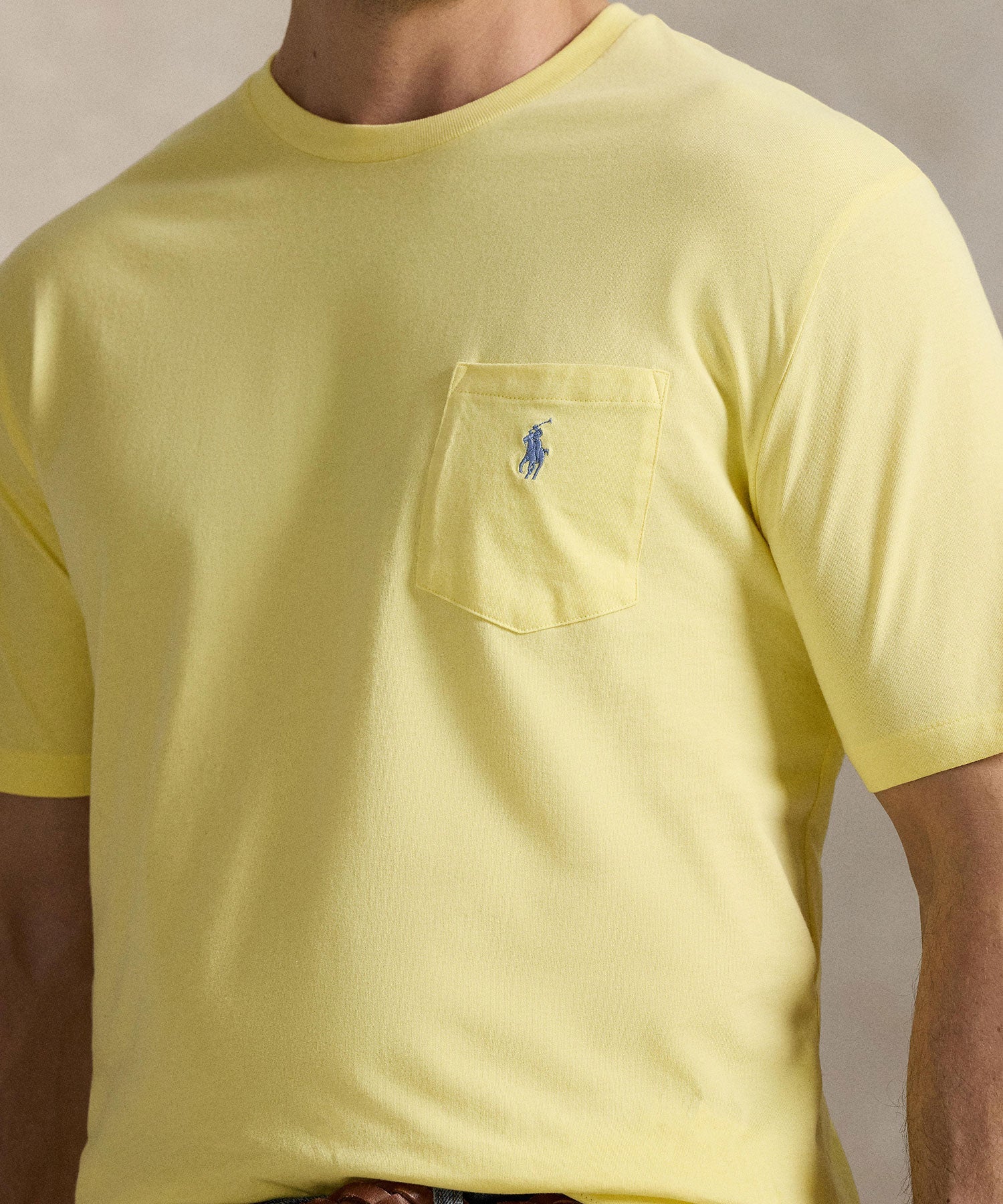 Polo Ralph Lauren Short Sleeve Solid Pocket Crewneck Tee Shirt Men’s shirt