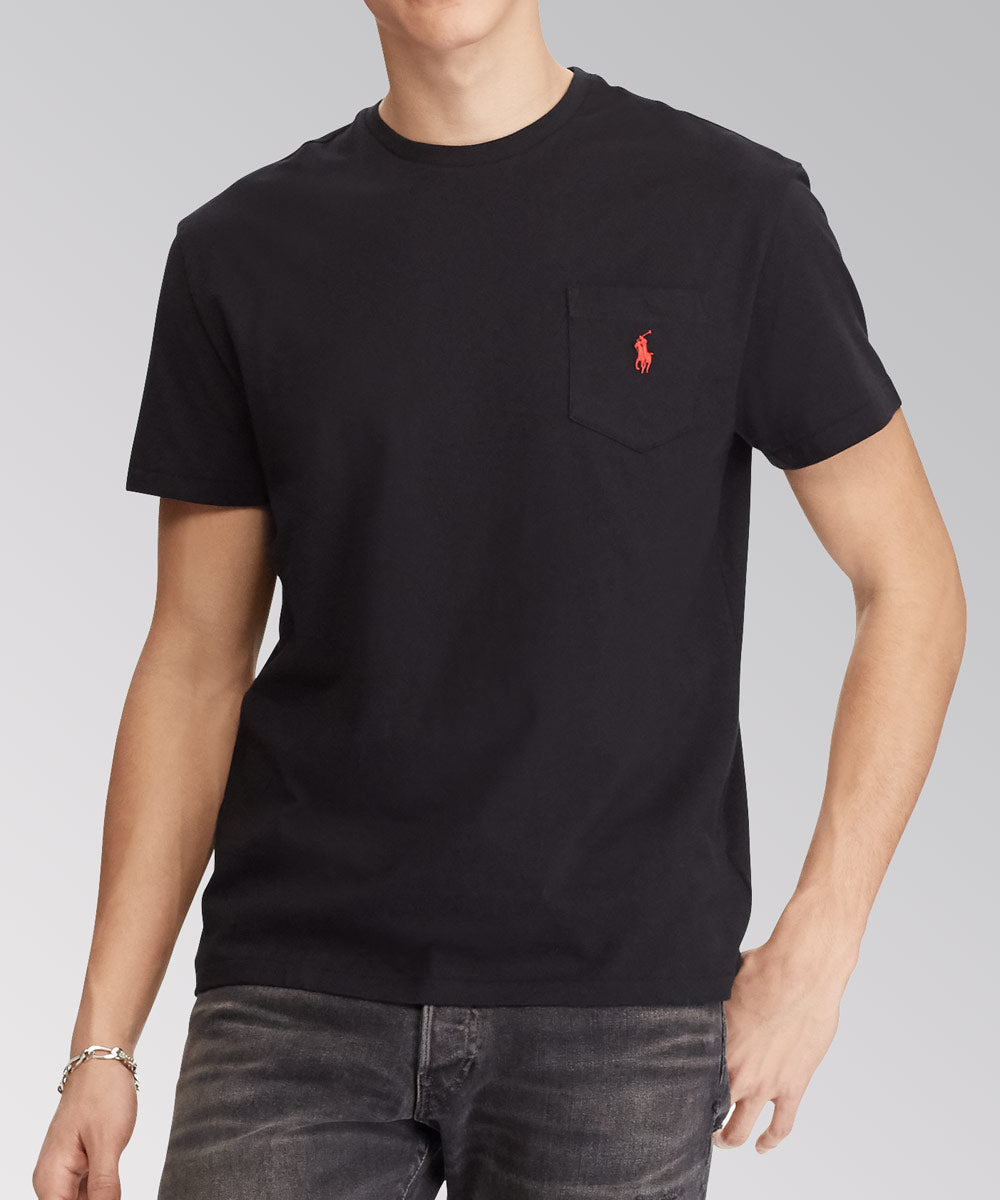 Polo Ralph Lauren Short Sleeve Solid Pocket Crewneck Tee Shirt Men’s shirt