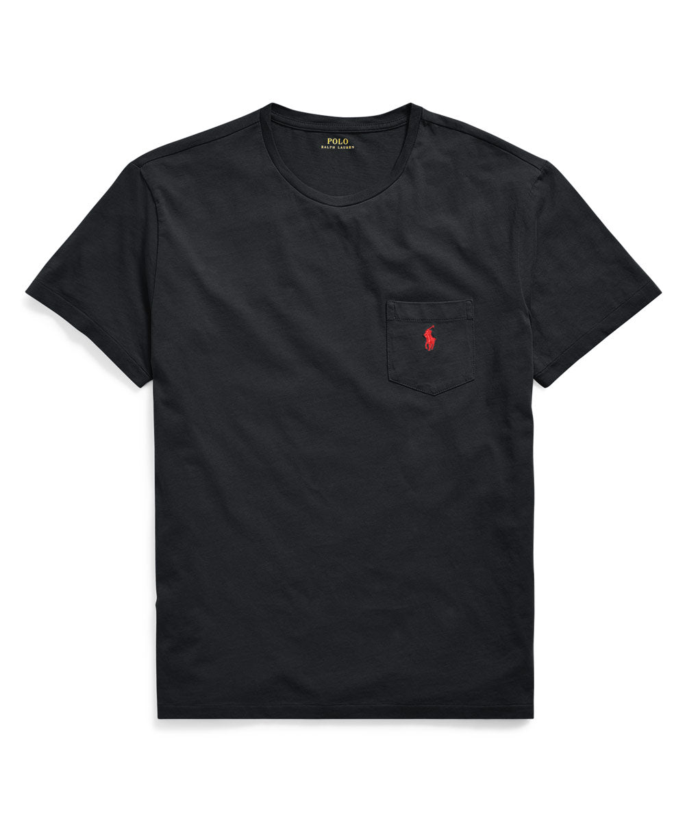 Polo Ralph Lauren Short Sleeve Solid Pocket Crewneck Tee Shirt Men’s shirt