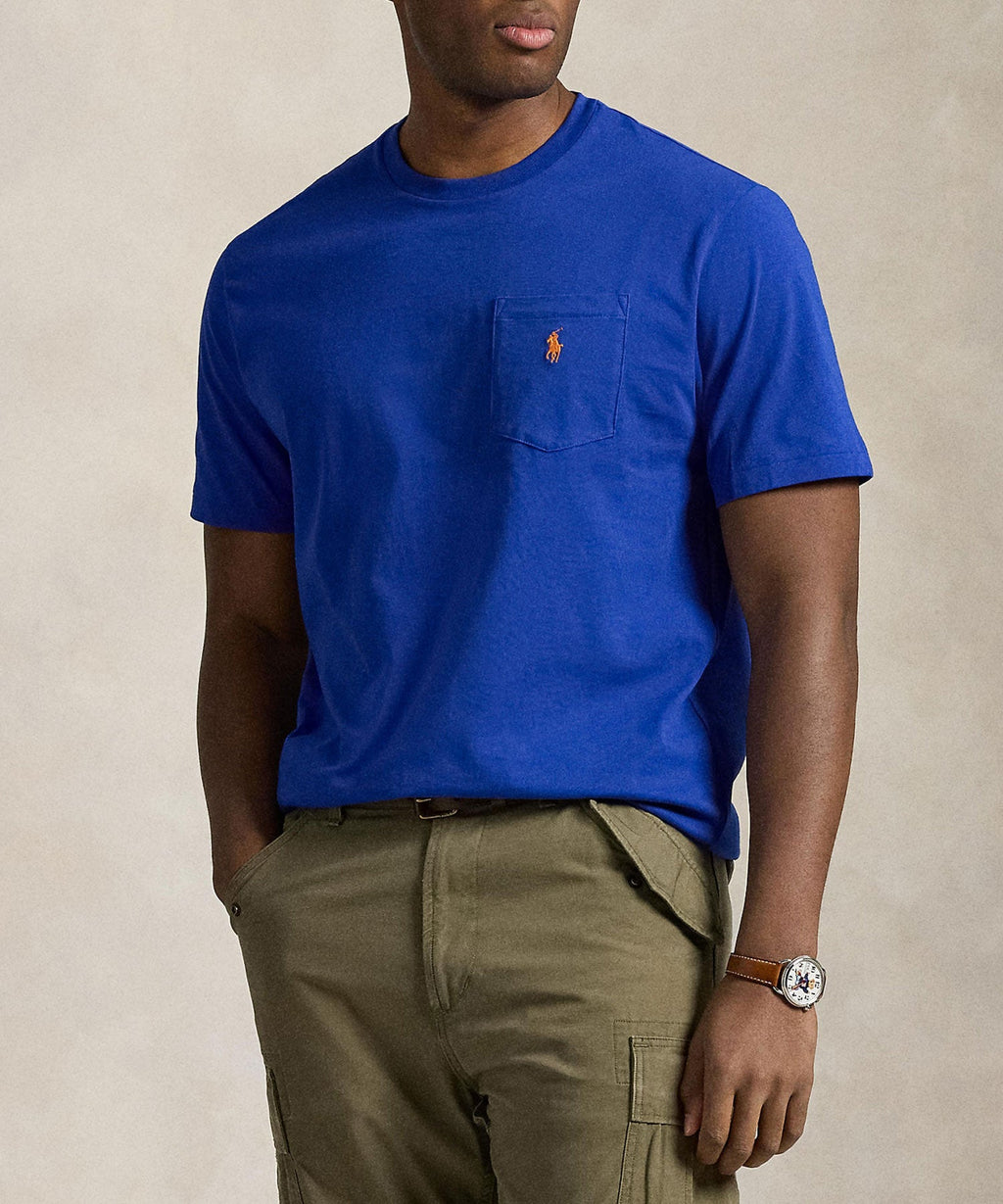 Polo Ralph Lauren Short Sleeve Solid Pocket Crewneck Tee Shirt Men’s shirt