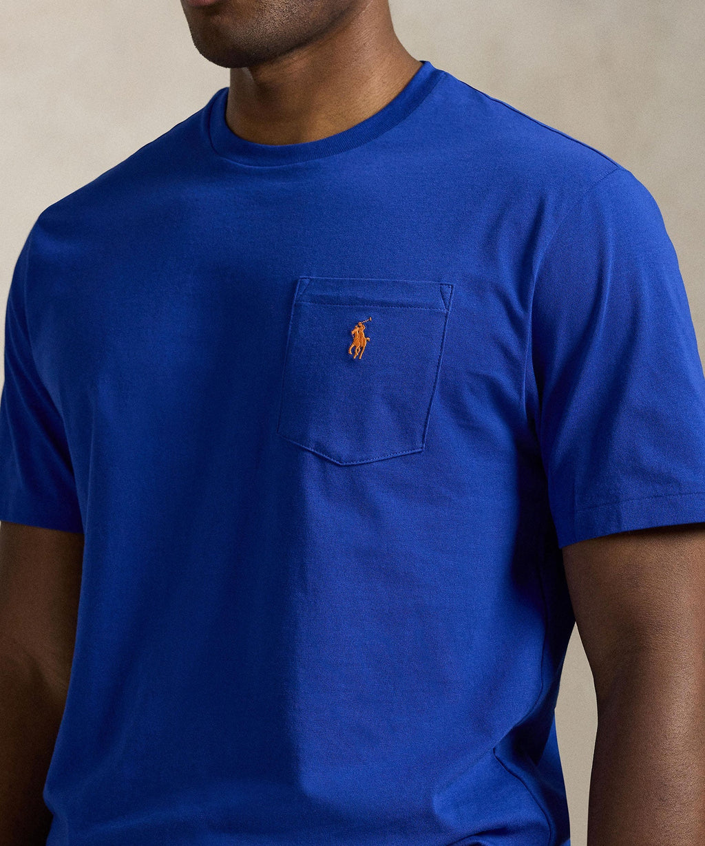 Polo Ralph Lauren Short Sleeve Solid Pocket Crewneck Tee Shirt Men’s shirt
