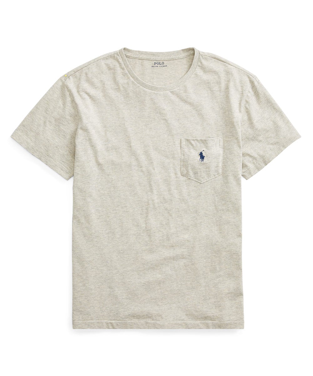 Polo Ralph Lauren Short Sleeve Solid Pocket Crewneck Tee Shirt Men’s shirt