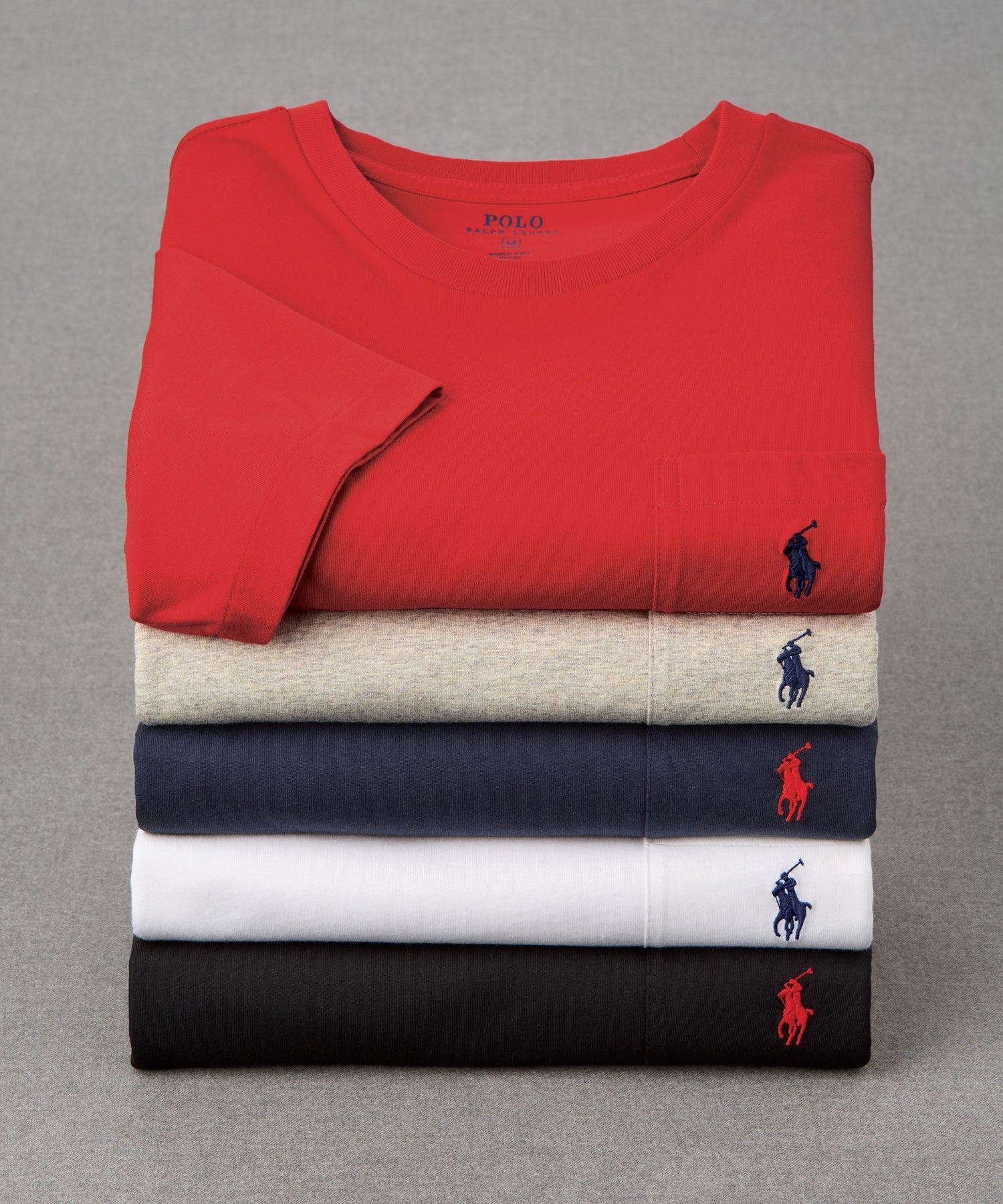Polo Ralph Lauren Short Sleeve Solid Pocket Crewneck Tee Shirt Men’s shirt