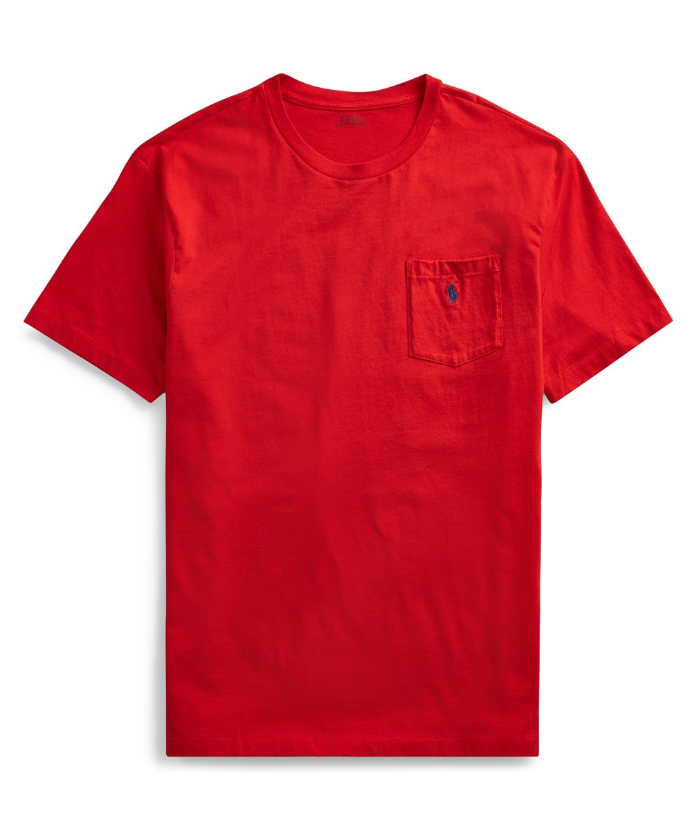 Polo Ralph Lauren Short Sleeve Solid Pocket Crewneck Tee Shirt Men’s shirt