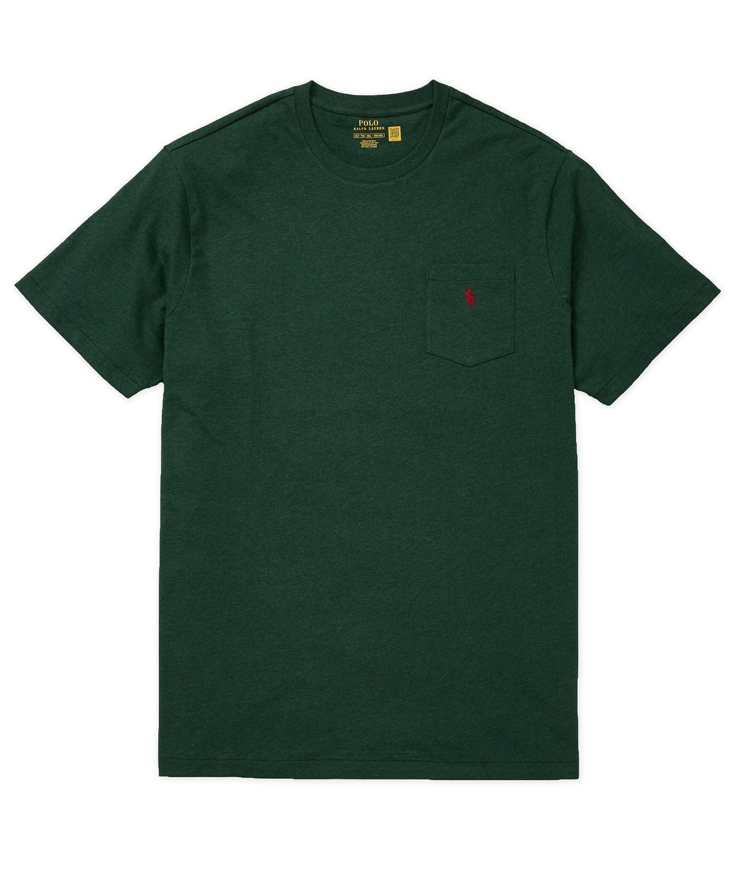 Polo Ralph Lauren Short Sleeve Solid Pocket Crewneck Tee Shirt Men’s shirt