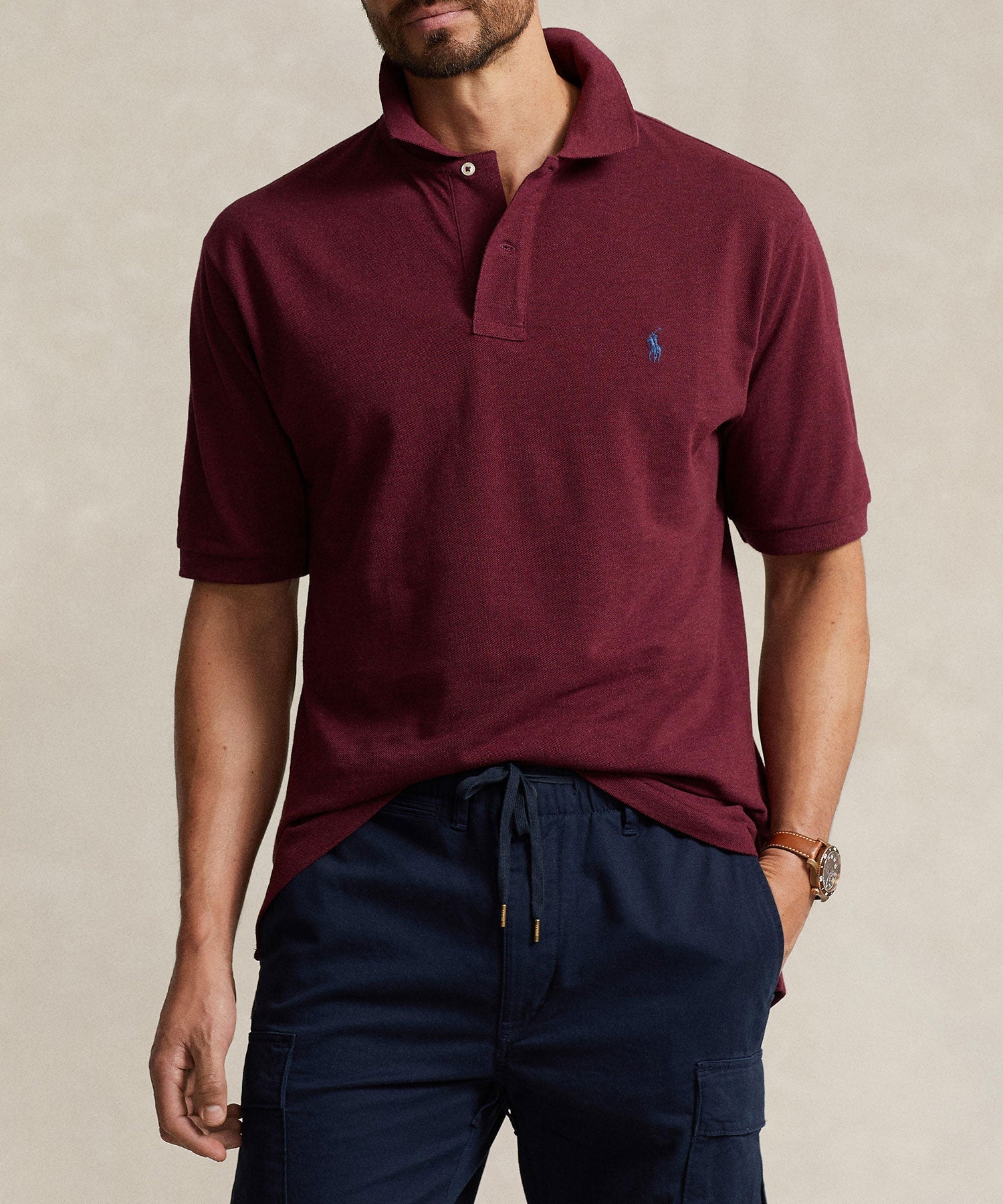 Polo Ralph Lauren Short Sleeve Classic Pique Mesh Polo Shirt Men’s shirt