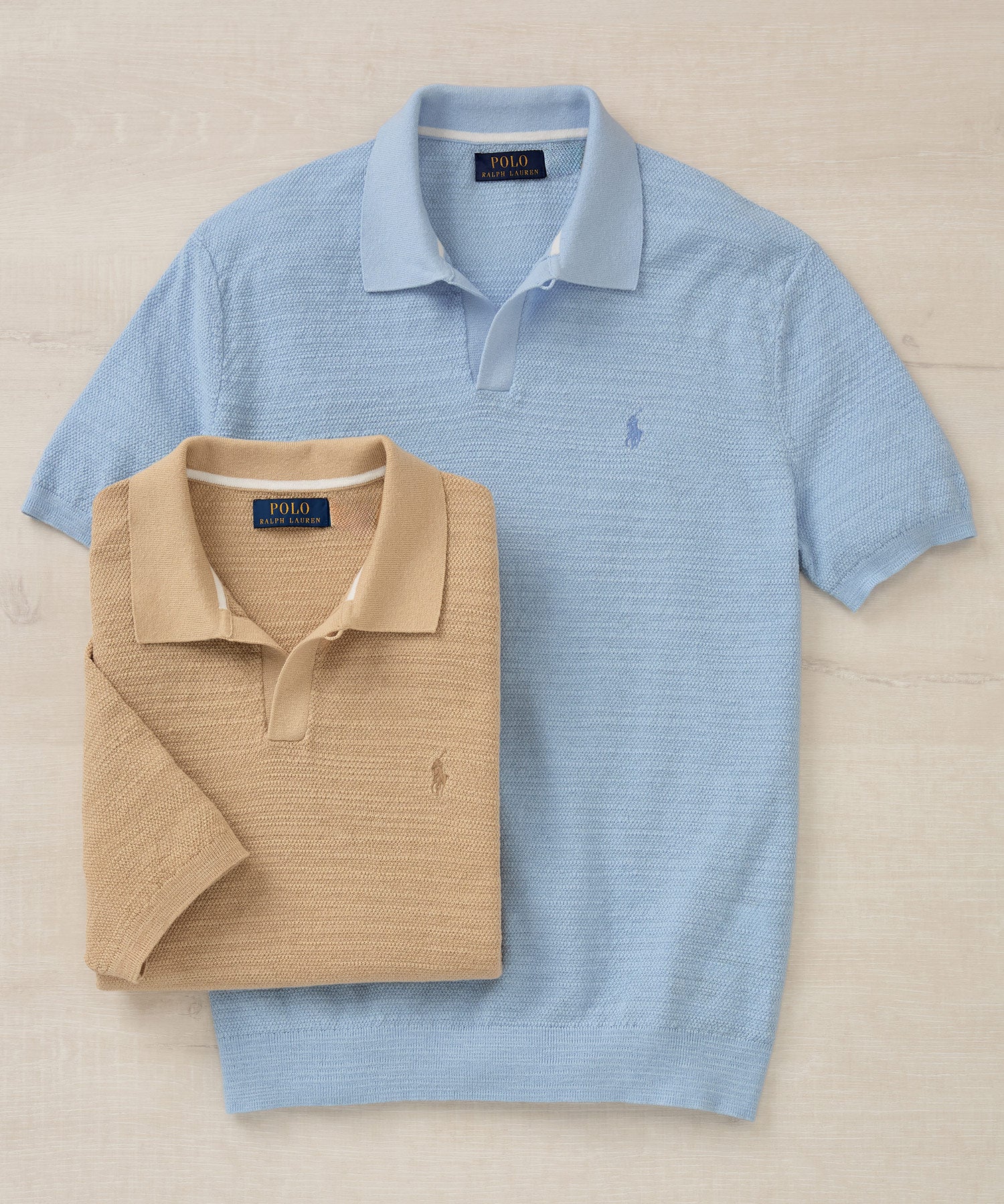 Polo Ralph Lauren Short Sleeve Cotton Linen Polo Sweater Men’s shirt