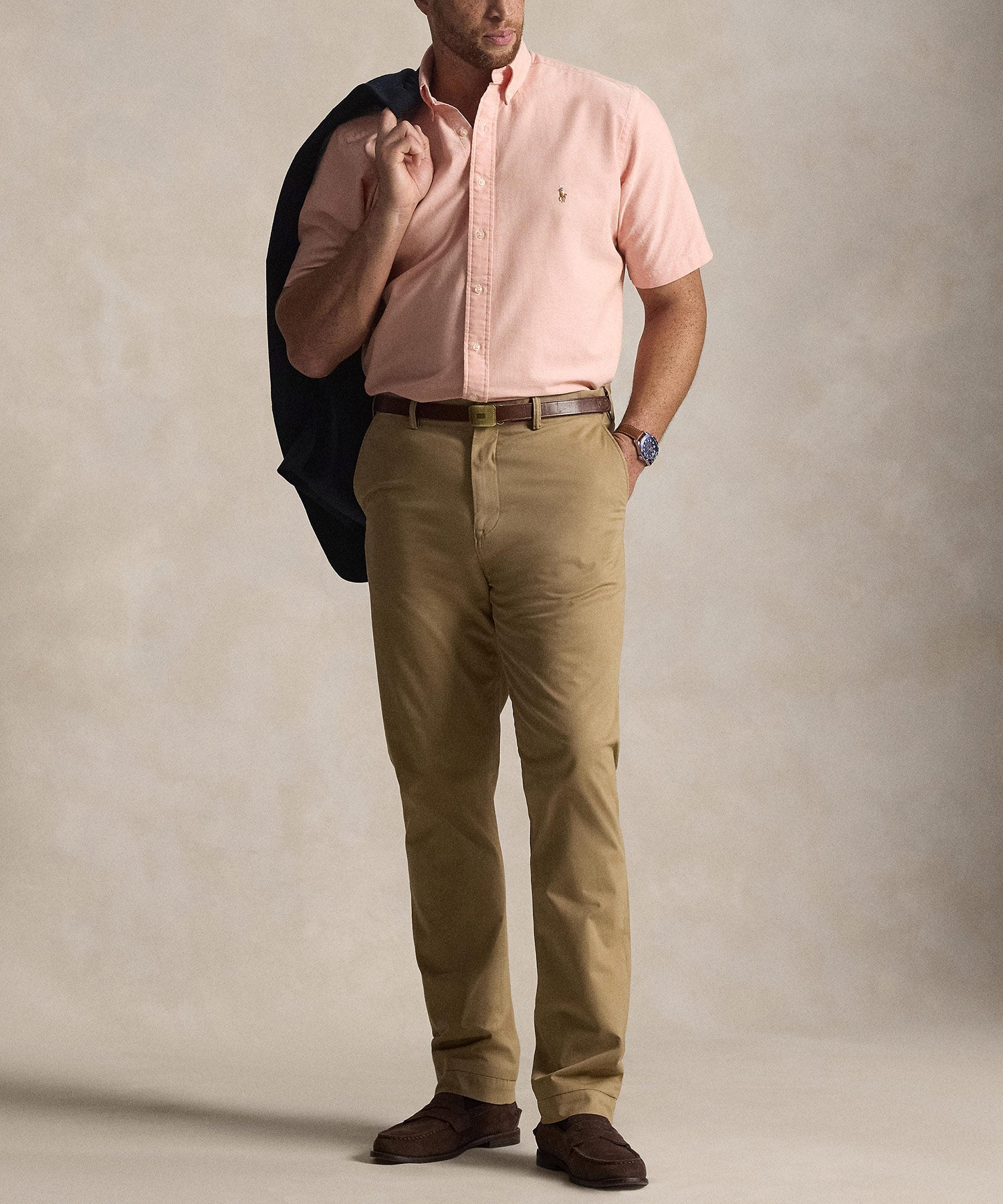 Polo Ralph Lauren Short Sleeve Solid Oxford Sport Shirt Men’s shirt
