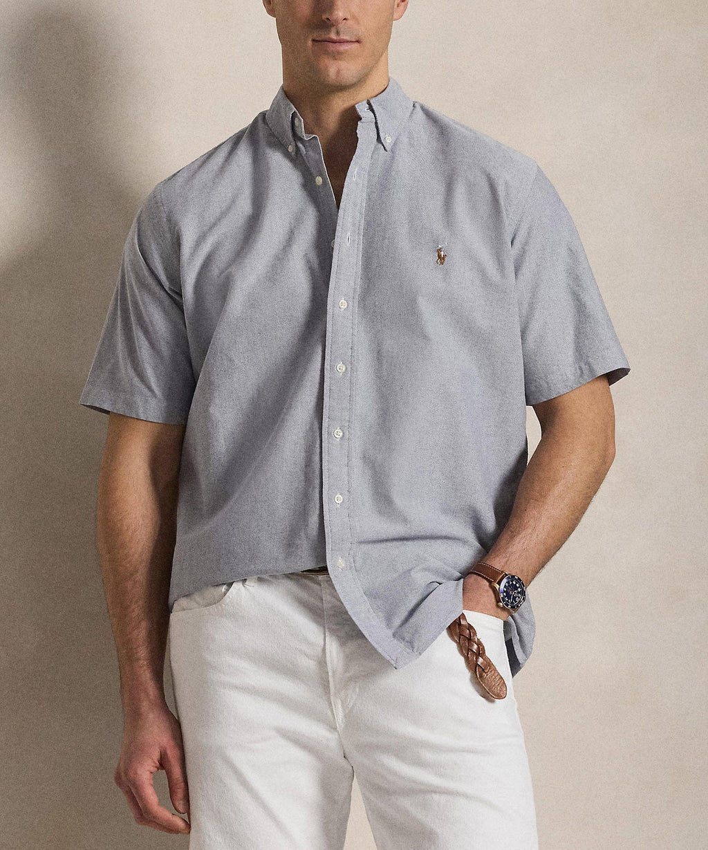 Polo Ralph Lauren Short Sleeve Solid Oxford Sport Shirt Men’s shirt