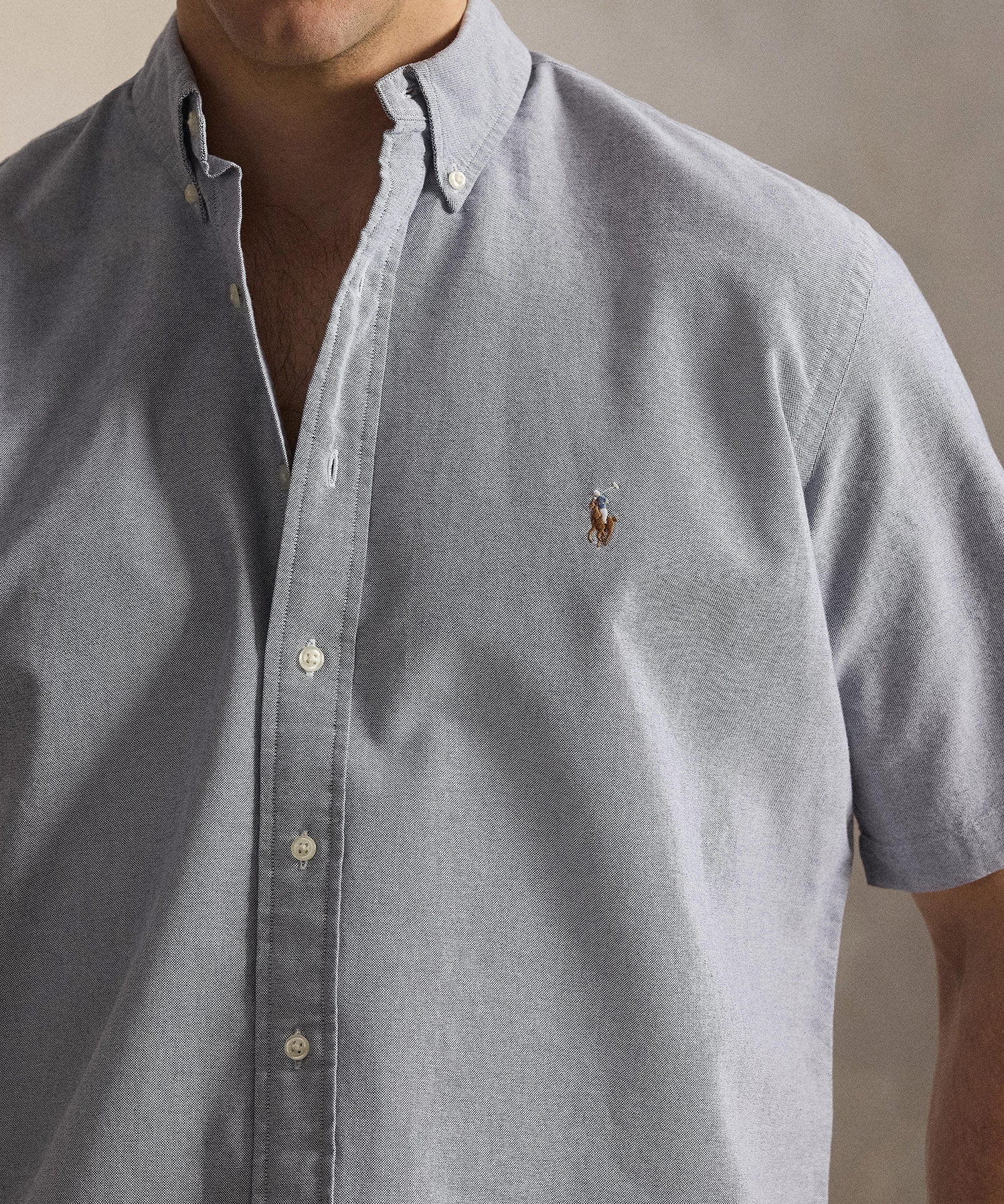 Polo Ralph Lauren Short Sleeve Solid Oxford Sport Shirt Men’s shirt