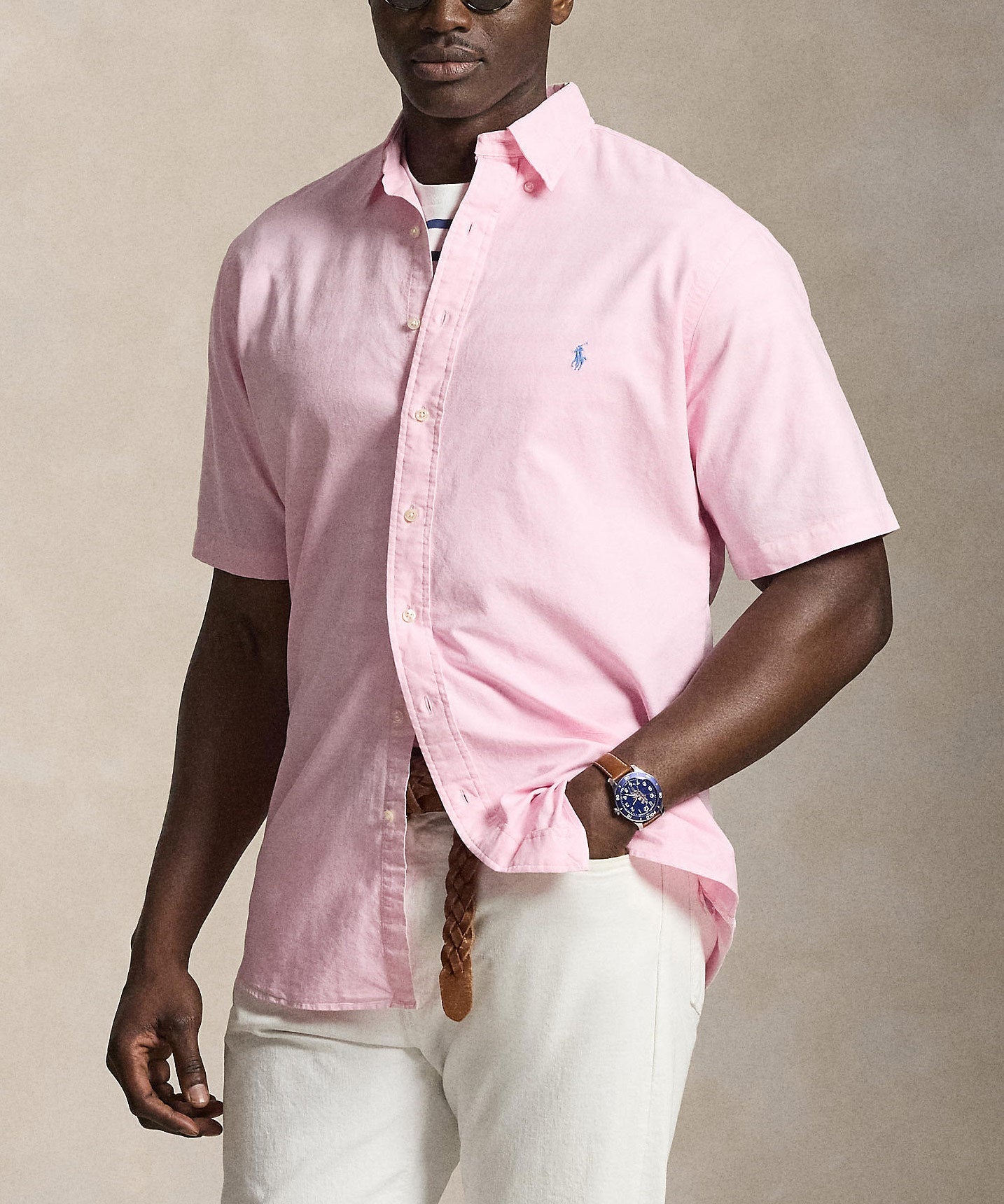 Polo Ralph Lauren Short Sleeve Garment-Dyed Sport Shirt Men’s shirt