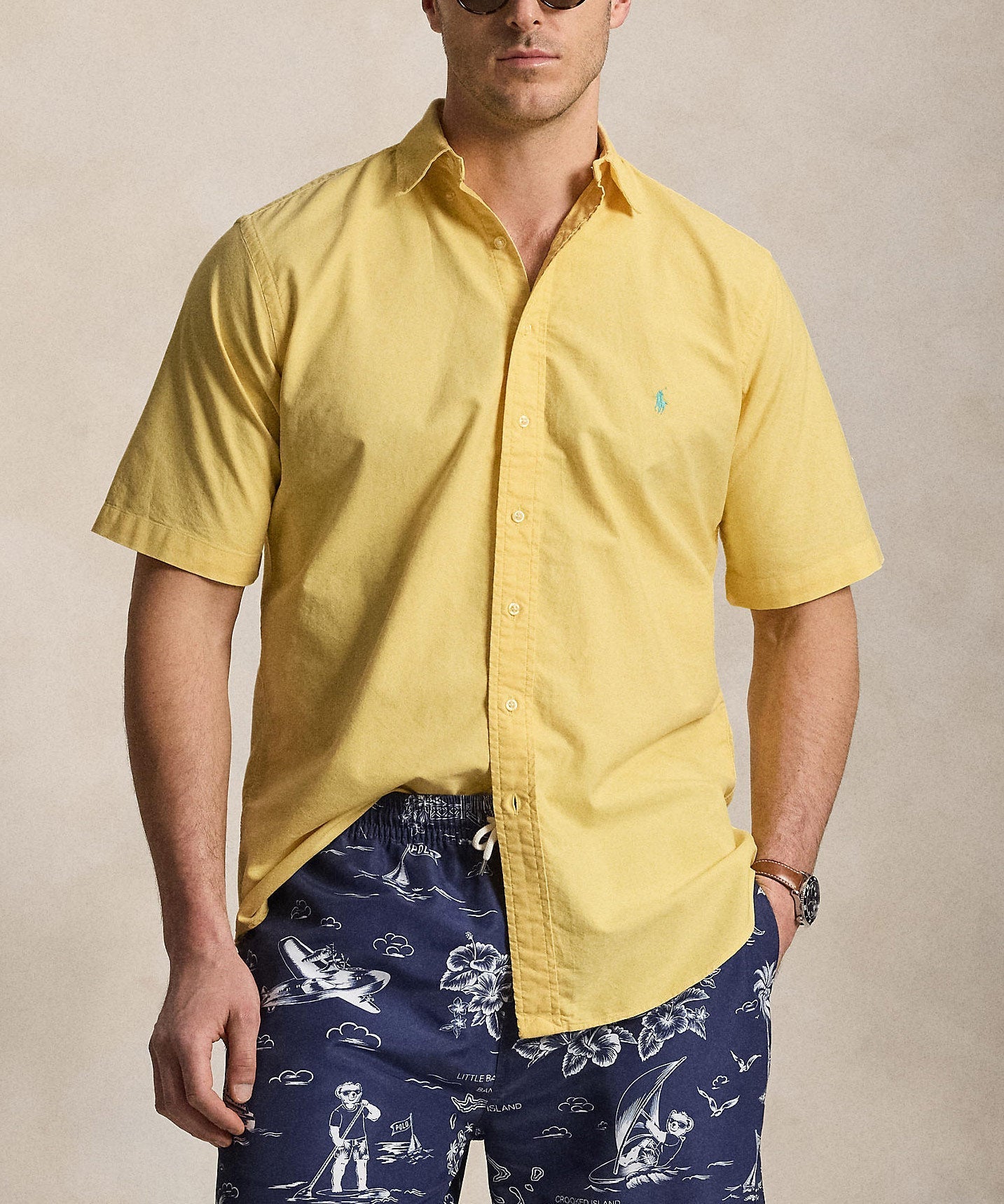 Polo Ralph Lauren Short Sleeve Garment-Dyed Sport Shirt Men’s shirt