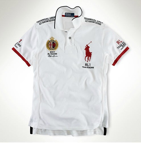 Ralph Lauren Racing Vintage Edition - WHITE version Men’s shirt