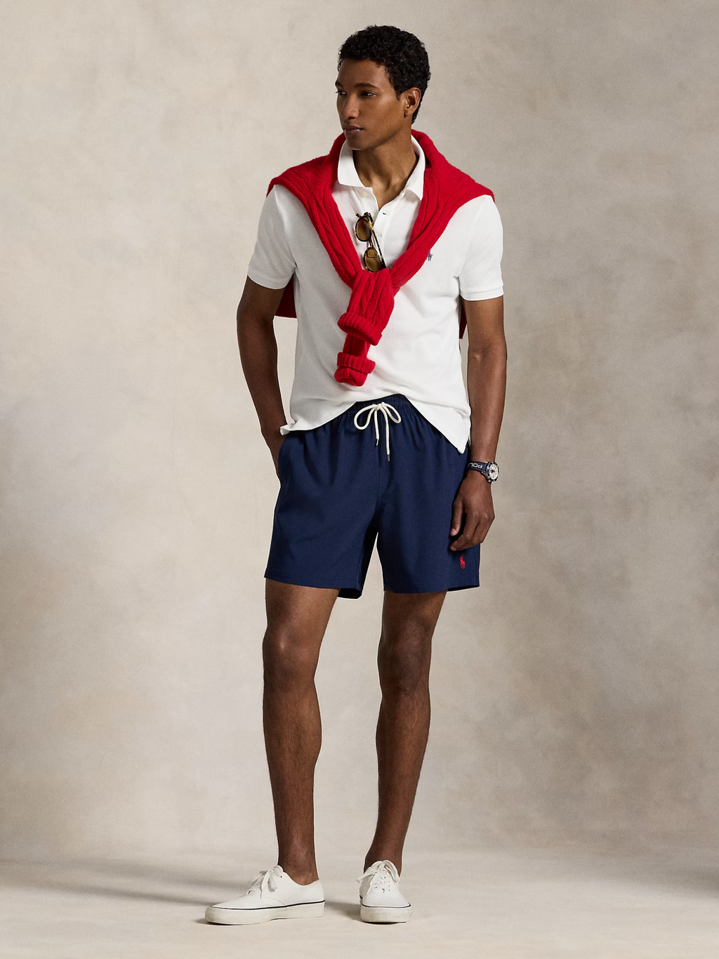 RALPH LAUREN Traveller Swimming Trunks Newport Navymen's pants