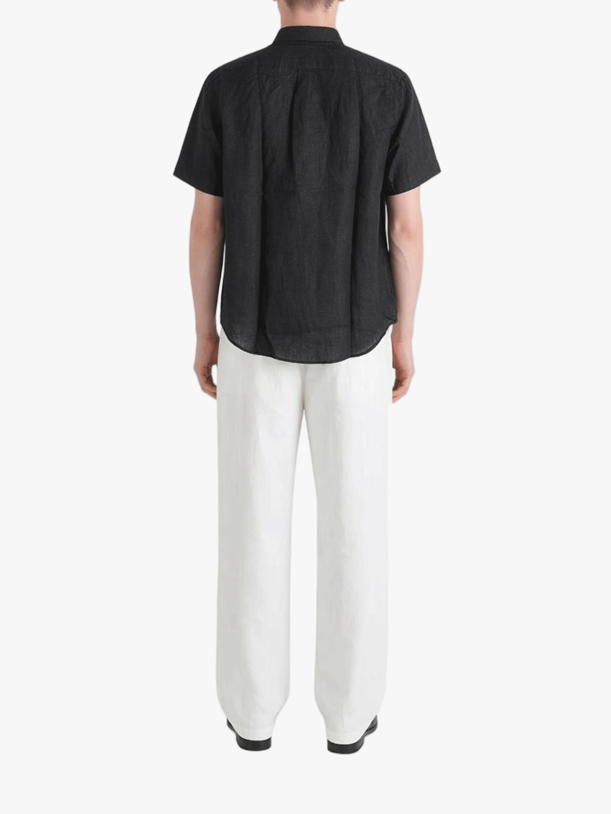 POLO RALPH LAUREN - Men Short-Sleeve Piece Dye Linen Sport Shirt Men’s shirt