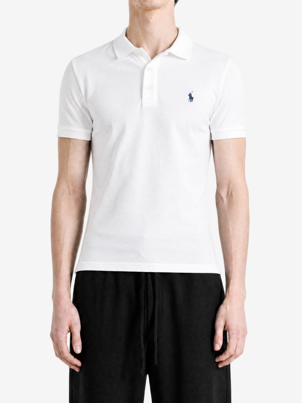POLO RALPH LAUREN - Men Short Sleeve Cotton Honeycomb Textured Polo Men’s shirt