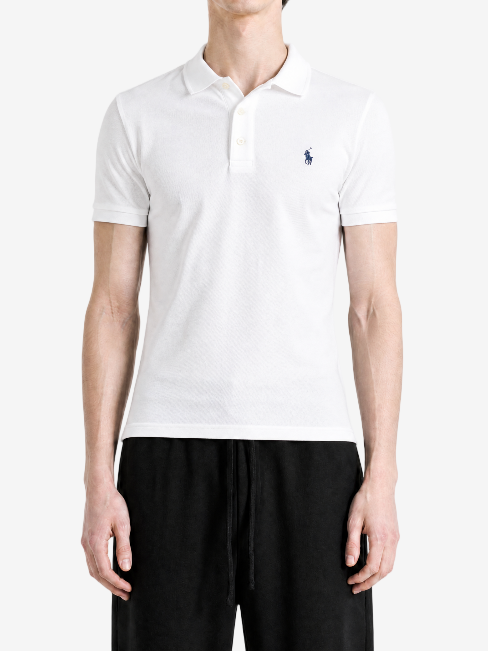 POLO RALPH LAUREN - Men Short Sleeve Cotton Honeycomb Textured Polo Men’s shirt
