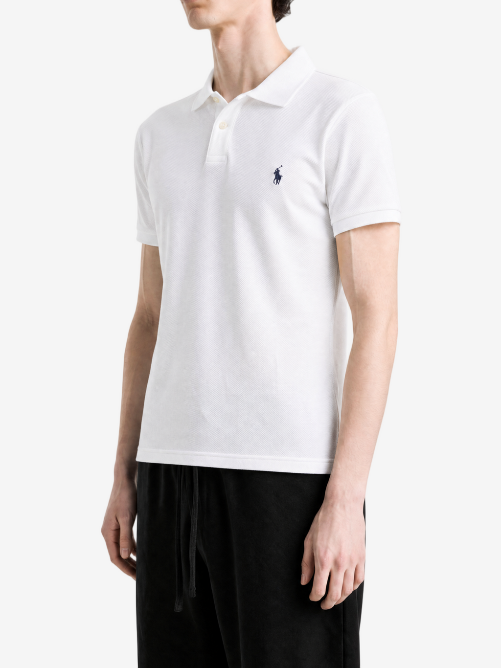 POLO RALPH LAUREN - Men Short Sleeve Cotton Honeycomb Textured Polo Men’s shirt