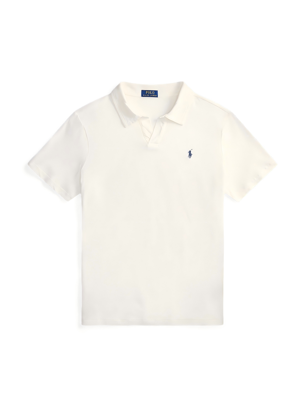 POLO RALPH LAUREN - Men Short-Sleeve Cotton Linen Johnny Collar Polo Men’s shirt