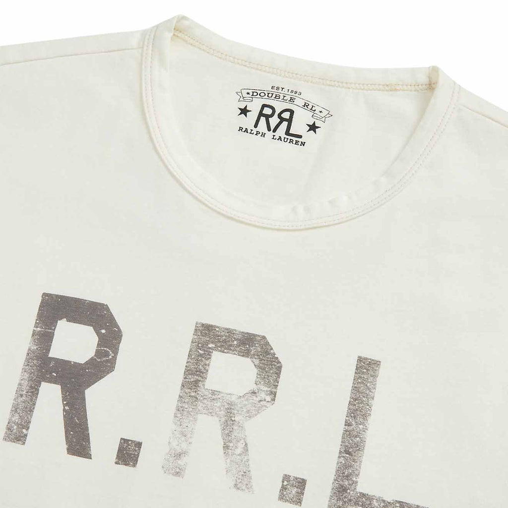 RRL by Ralph Lauren Logo Jersey T-Shirt White Men’s shirt