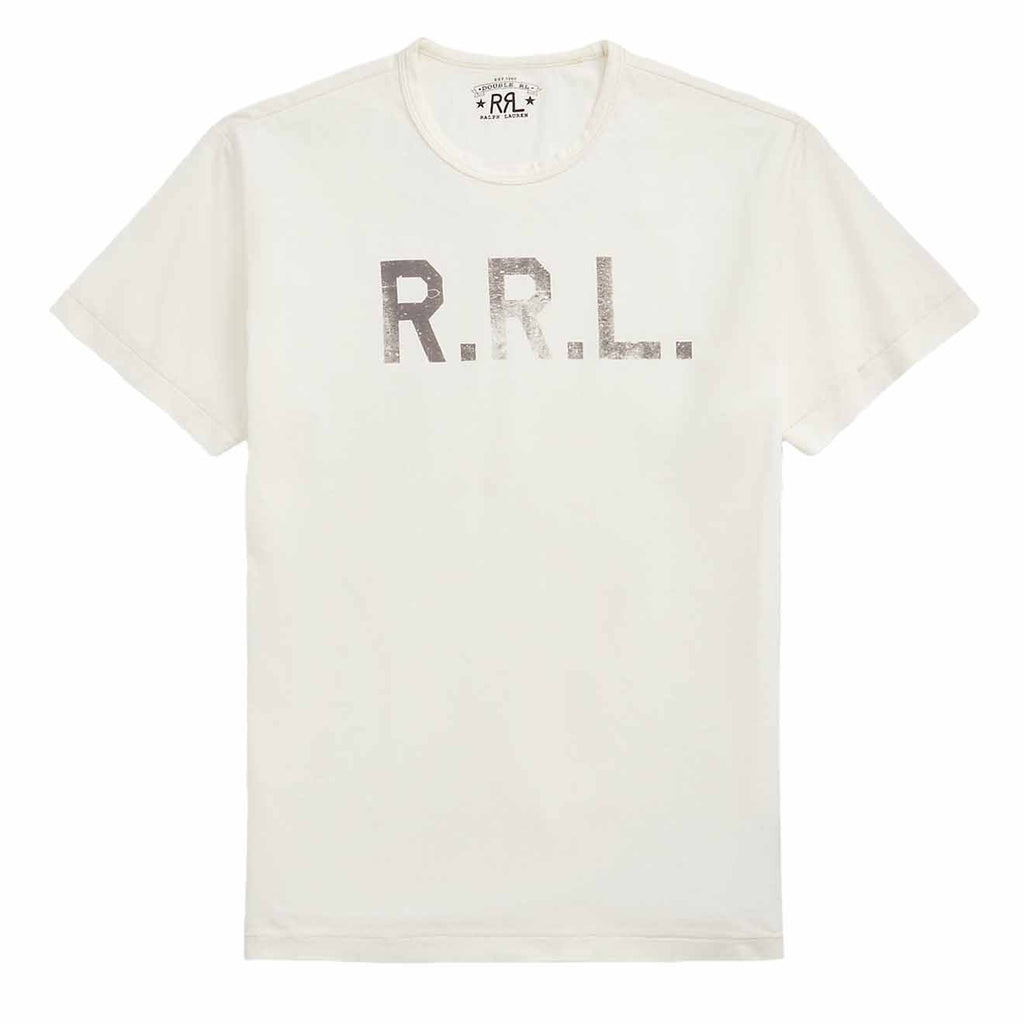 RRL by Ralph Lauren Logo Jersey T-Shirt White Men’s shirt