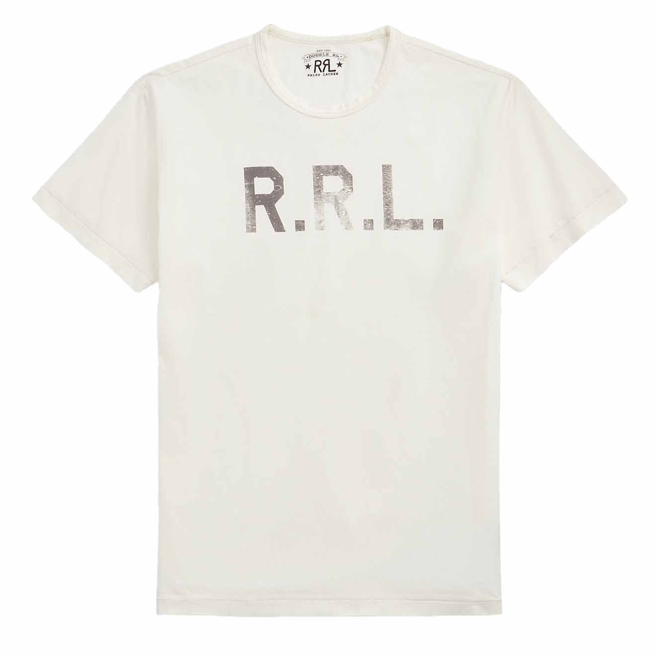 RRL by Ralph Lauren Logo Jersey T-Shirt White Men’s shirt