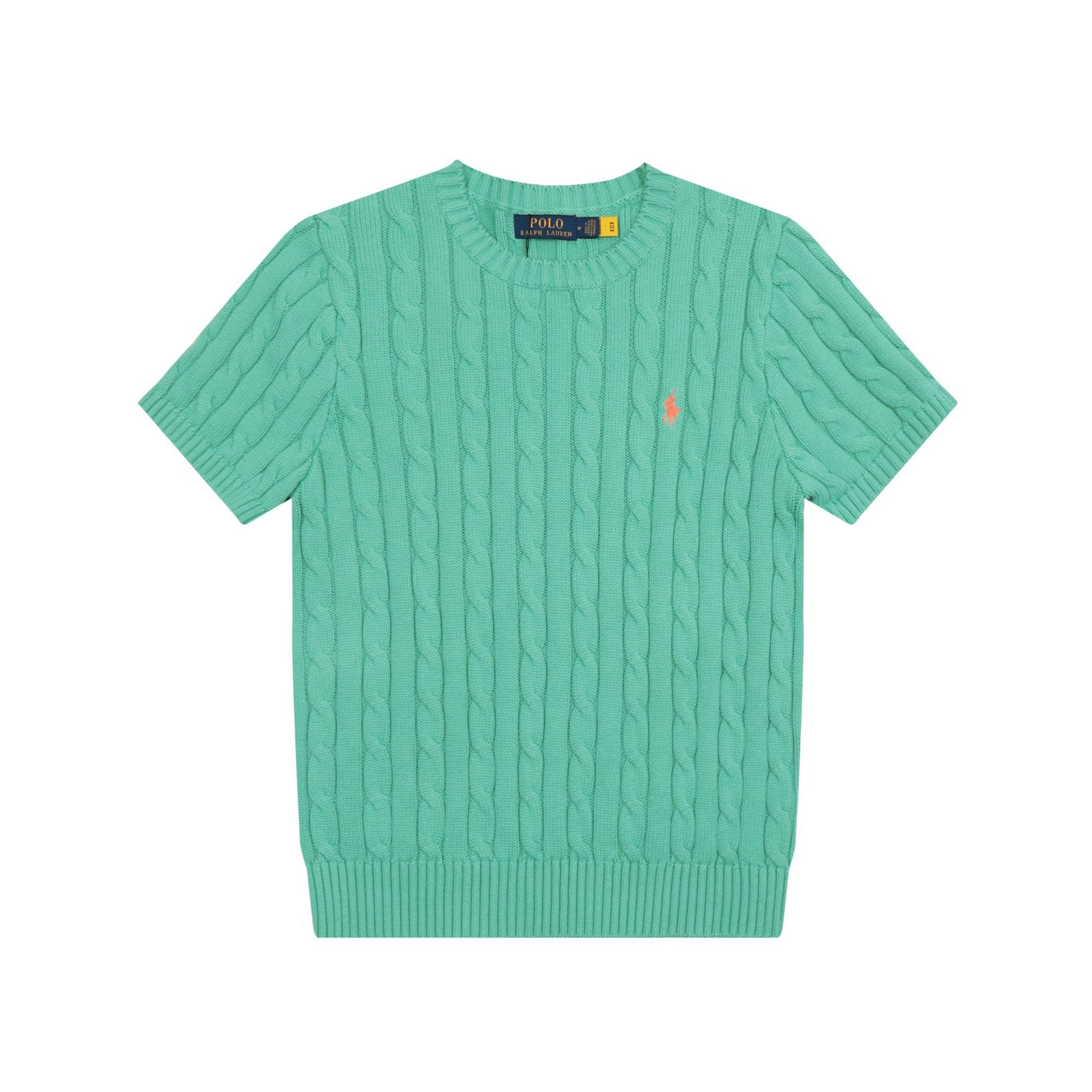 Ralph Lauren Knitted sweaters Ralph Lauren Knitted Short Sleeved Shirt Small Standard Twist Knitted Crew Neck Short Sleeve Men’s shirt