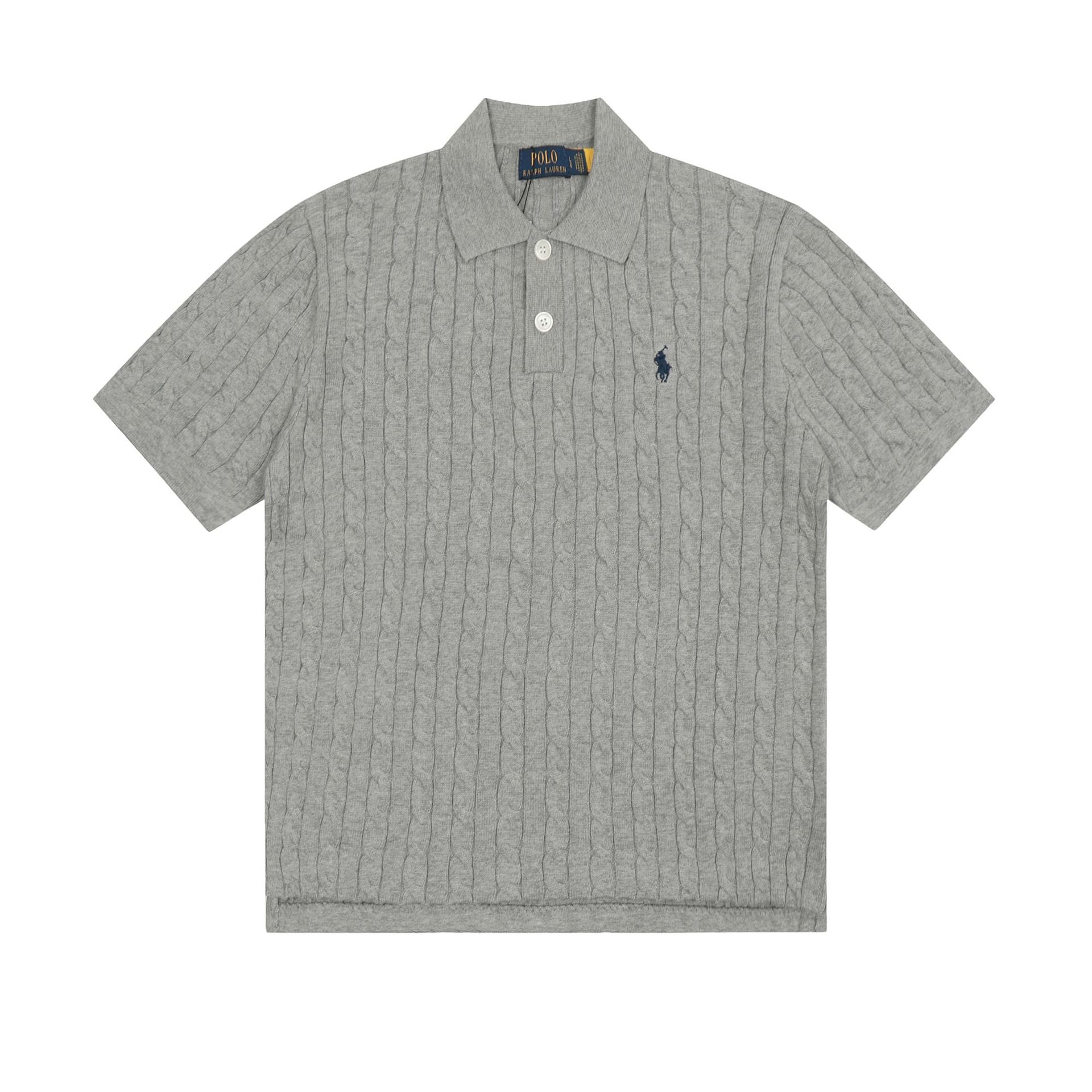 Ralph Lauren Knitted sweaters Ralph Lauren Knitted Short Sleeved Shirt POLO Lapel Knitted Short Sleeve Small Twist Lapel T-Shirt Men’s shirt