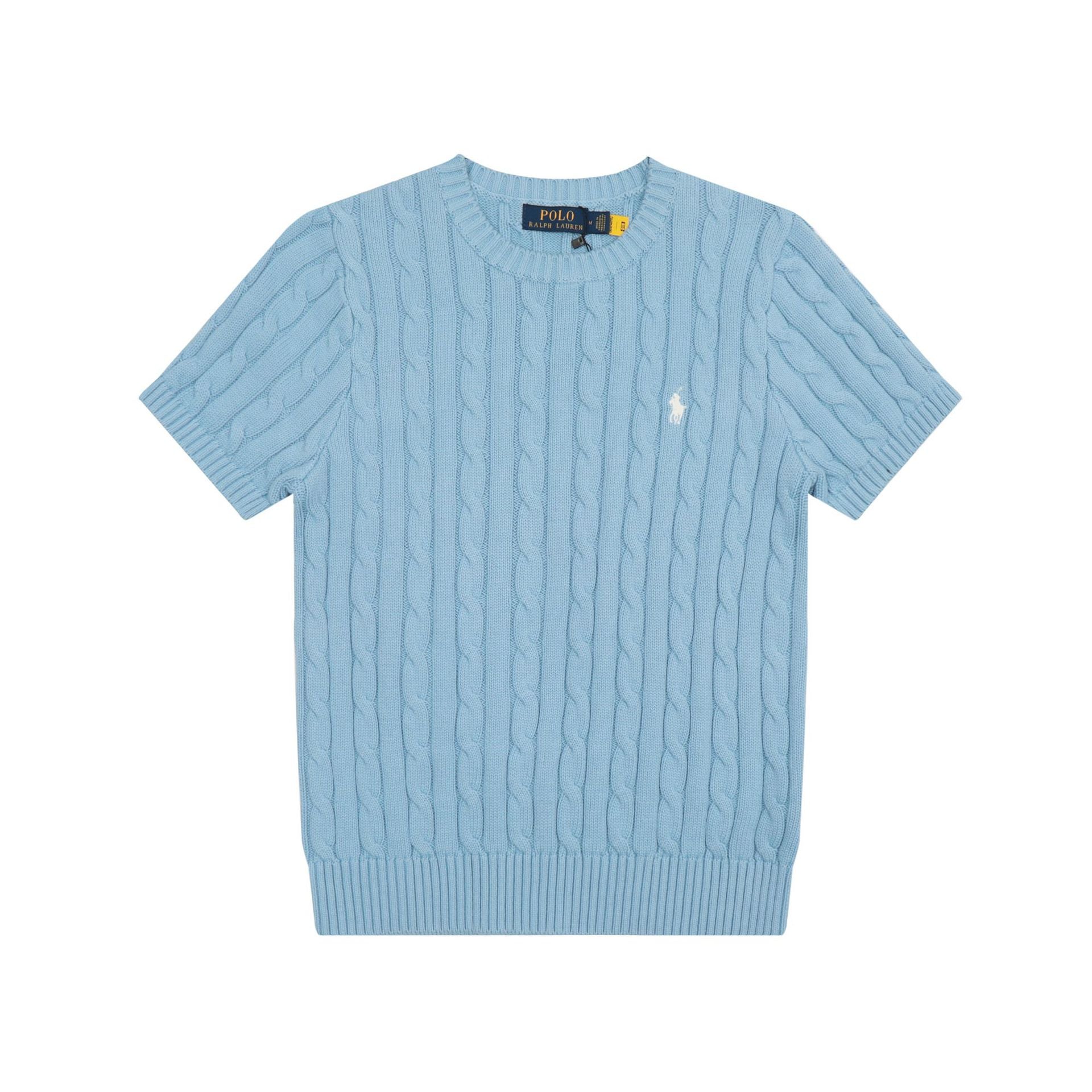 Ralph Lauren Knitted sweaters Ralph Lauren Knitted Short Sleeved Shirt Small Standard Twist Knitted Crew Neck Short Sleeve Men’s shirt