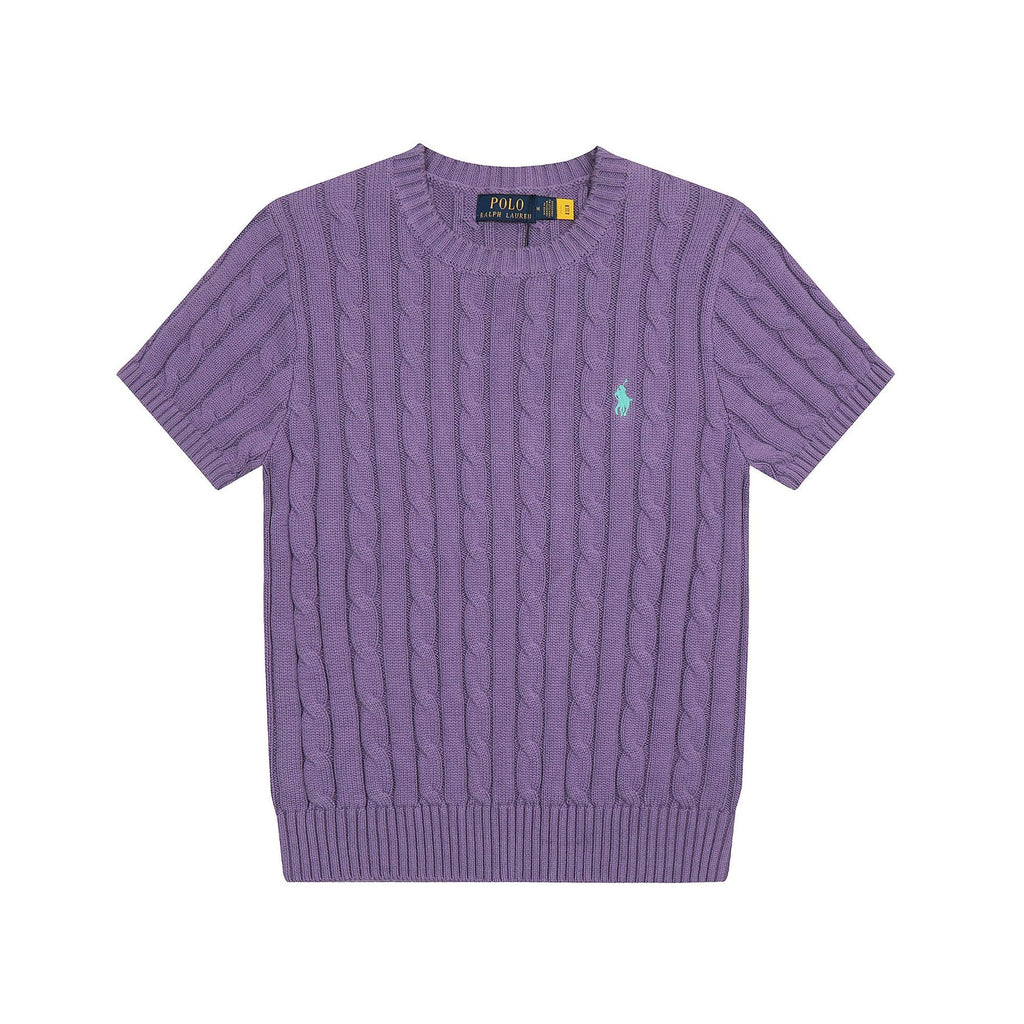 Ralph Lauren Knitted sweaters Ralph Lauren Knitted Short Sleeved Shirt Small Standard Twist Knitted Crew Neck Short Sleeve Men’s shirt