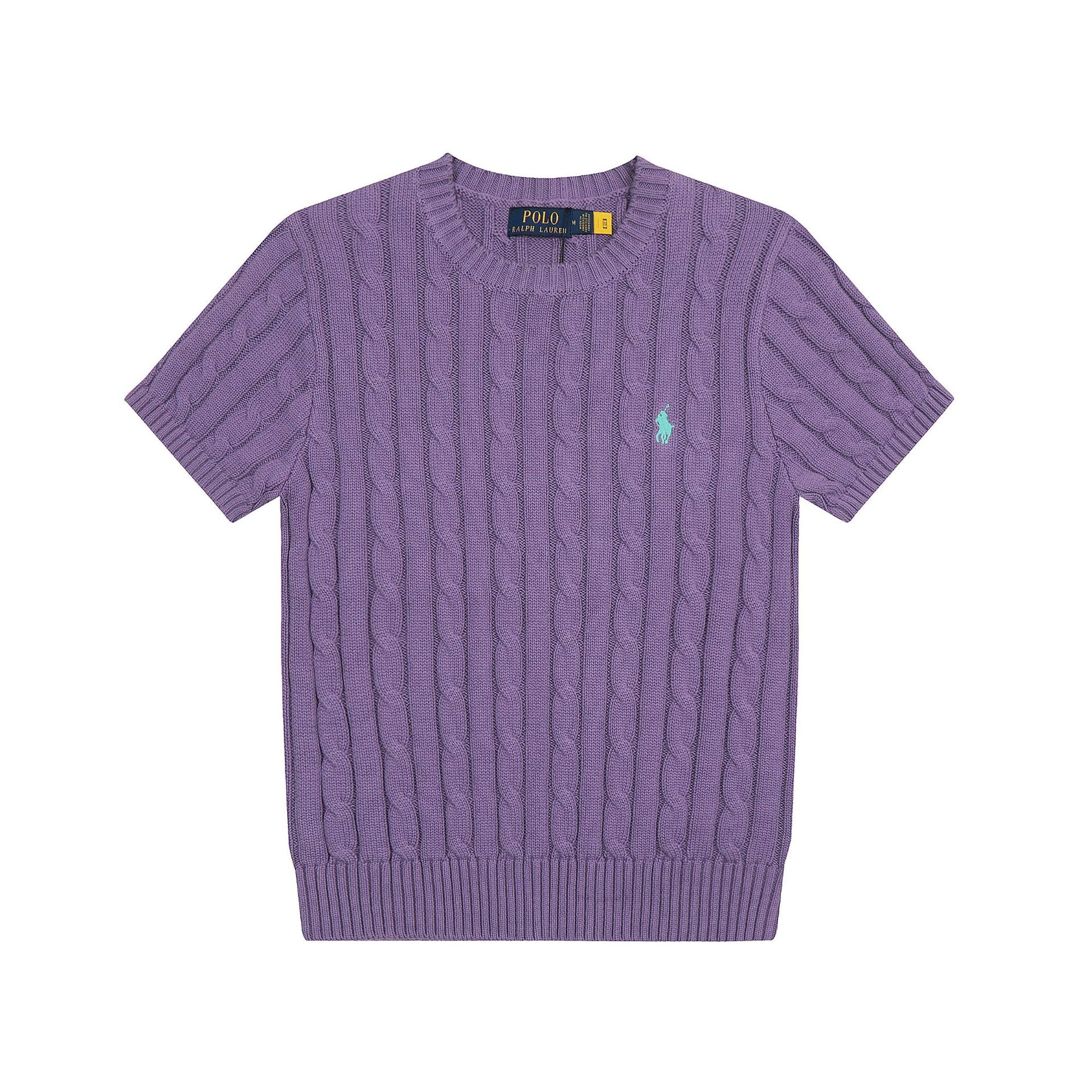 Ralph Lauren Knitted sweaters Ralph Lauren Knitted Short Sleeved Shirt Small Standard Twist Knitted Crew Neck Short Sleeve Men’s shirt