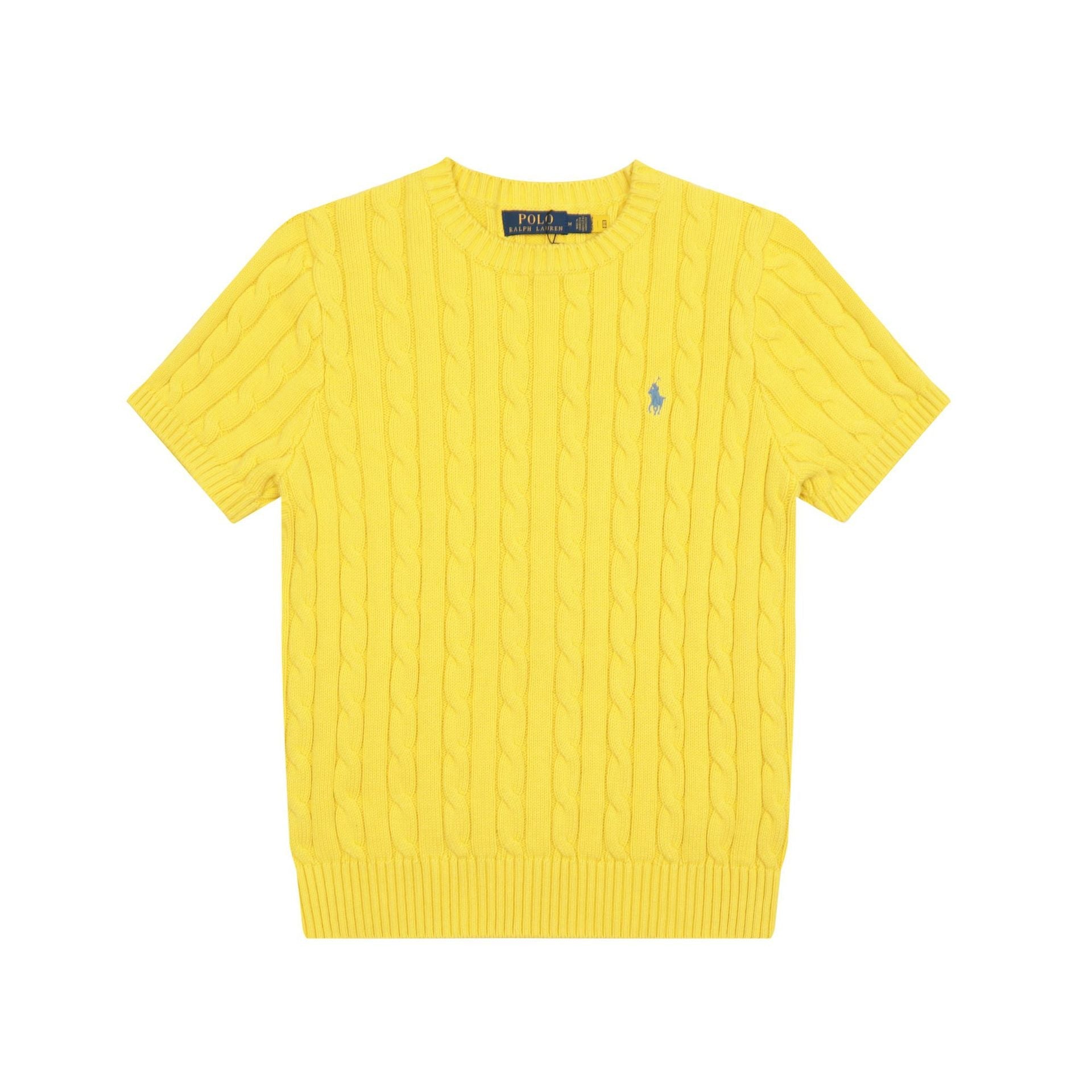 Ralph Lauren Knitted sweaters Ralph Lauren Knitted Short Sleeved Shirt Small Standard Twist Knitted Crew Neck Short Sleeve Men’s shirt