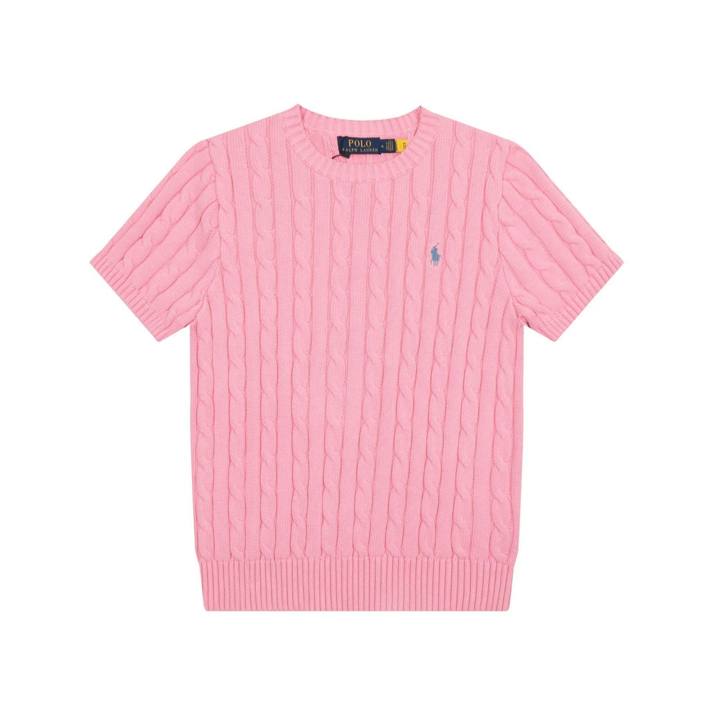 Ralph Lauren Knitted sweaters Ralph Lauren Knitted Short Sleeved Shirt Small Standard Twist Knitted Crew Neck Short Sleeve Men’s shirt