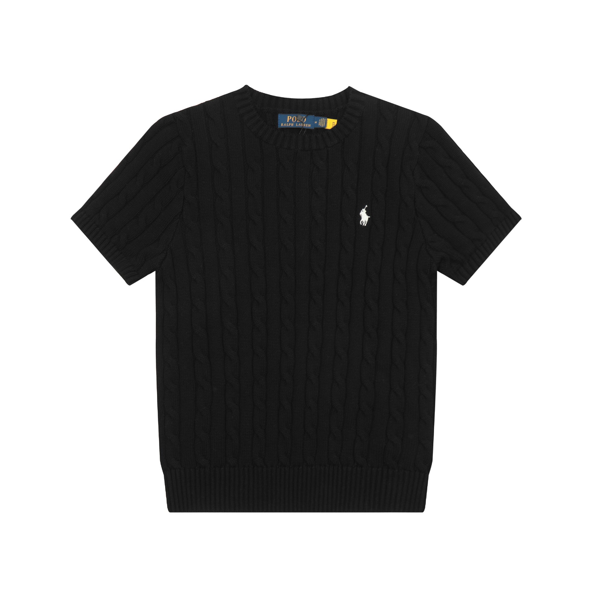 Ralph Lauren Knitted sweaters Ralph Lauren Knitted Short Sleeved Shirt Small Standard Twist Knitted Crew Neck Short Sleeve Men’s shirt