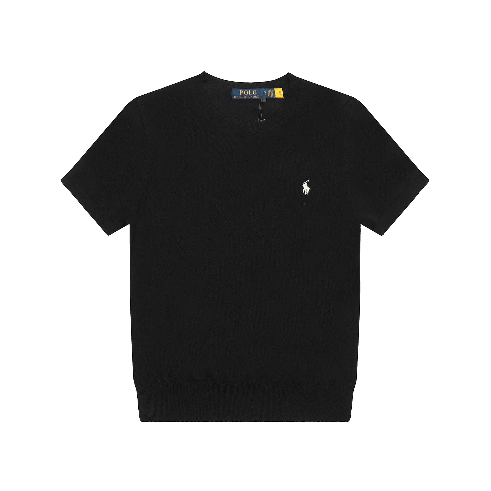 Ralph Lauren Knitted sweaters Ralph Lauren Knitted Short Sleeved Shirt RLl Pony Standard Knitted Twist Embroidered Short Sleeve Top T-Shirt Men’s shirt