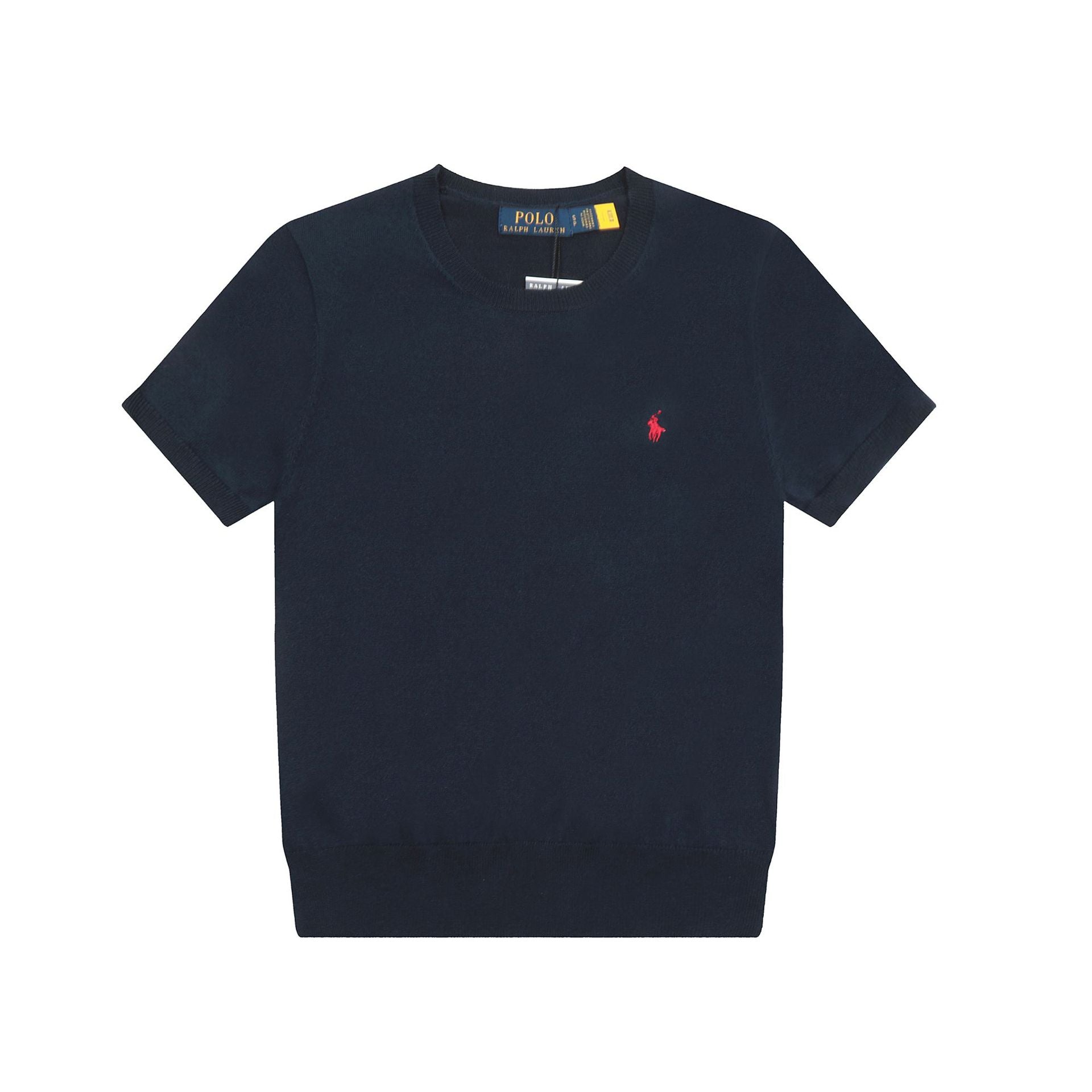 Ralph Lauren Knitted sweaters Ralph Lauren Knitted Short Sleeved Shirt RLl Pony Standard Knitted Twist Embroidered Short Sleeve Top T-Shirt Men’s shirt